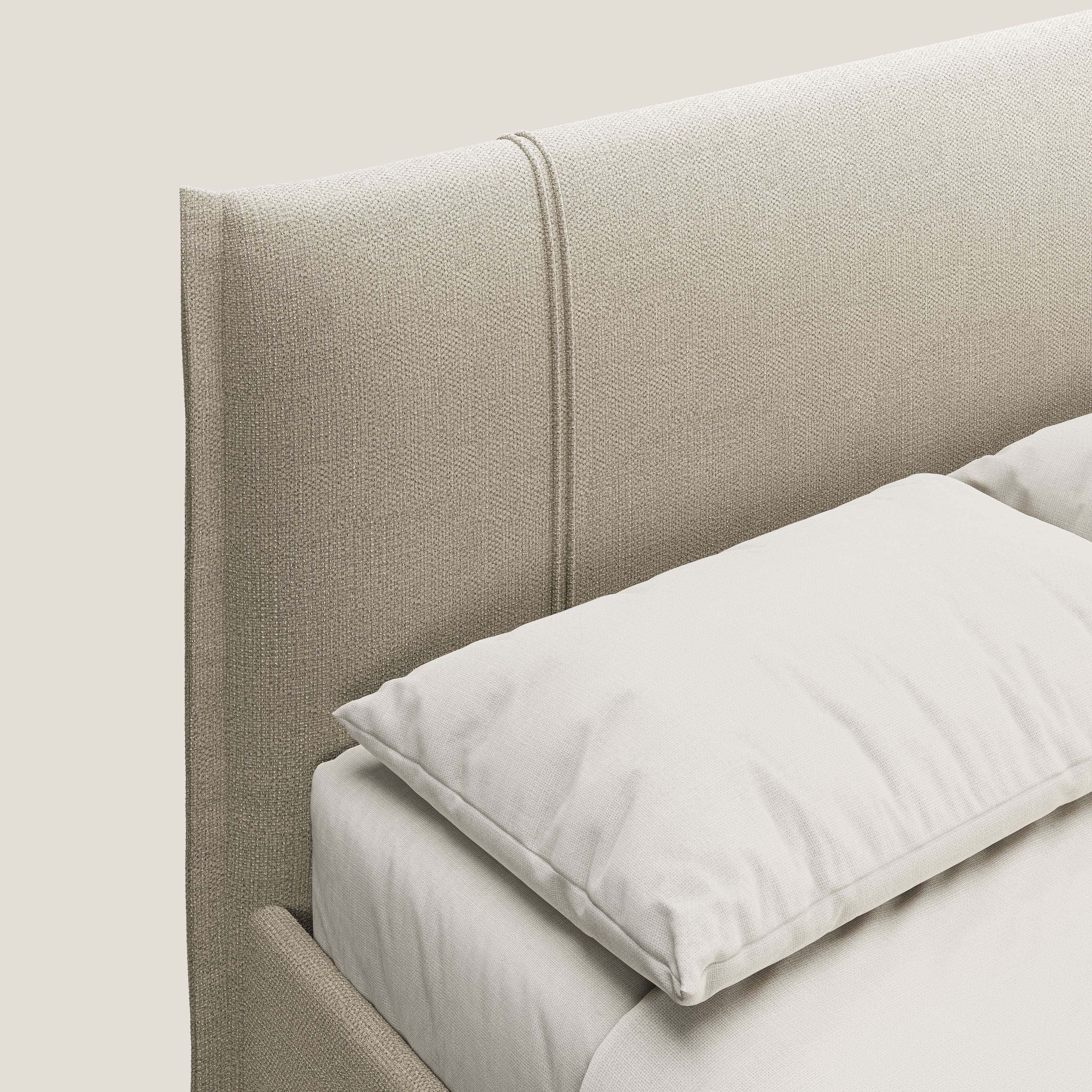 Alicia lit rembourré avec coffre de rangement en tissu imperméable T14 beige - Image 6