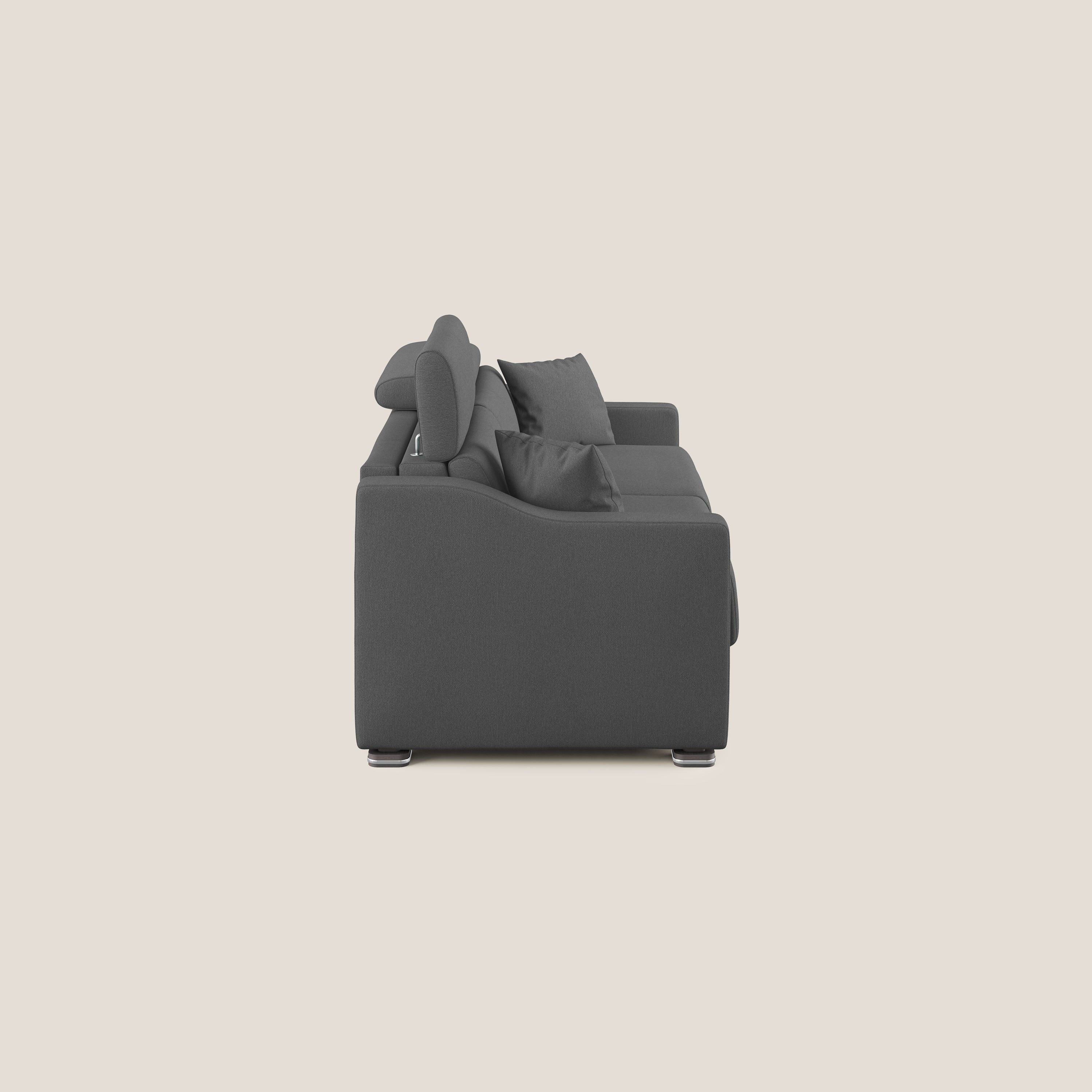 Amber canapé convertible en tissu détachable T05 anthracite - Image 4