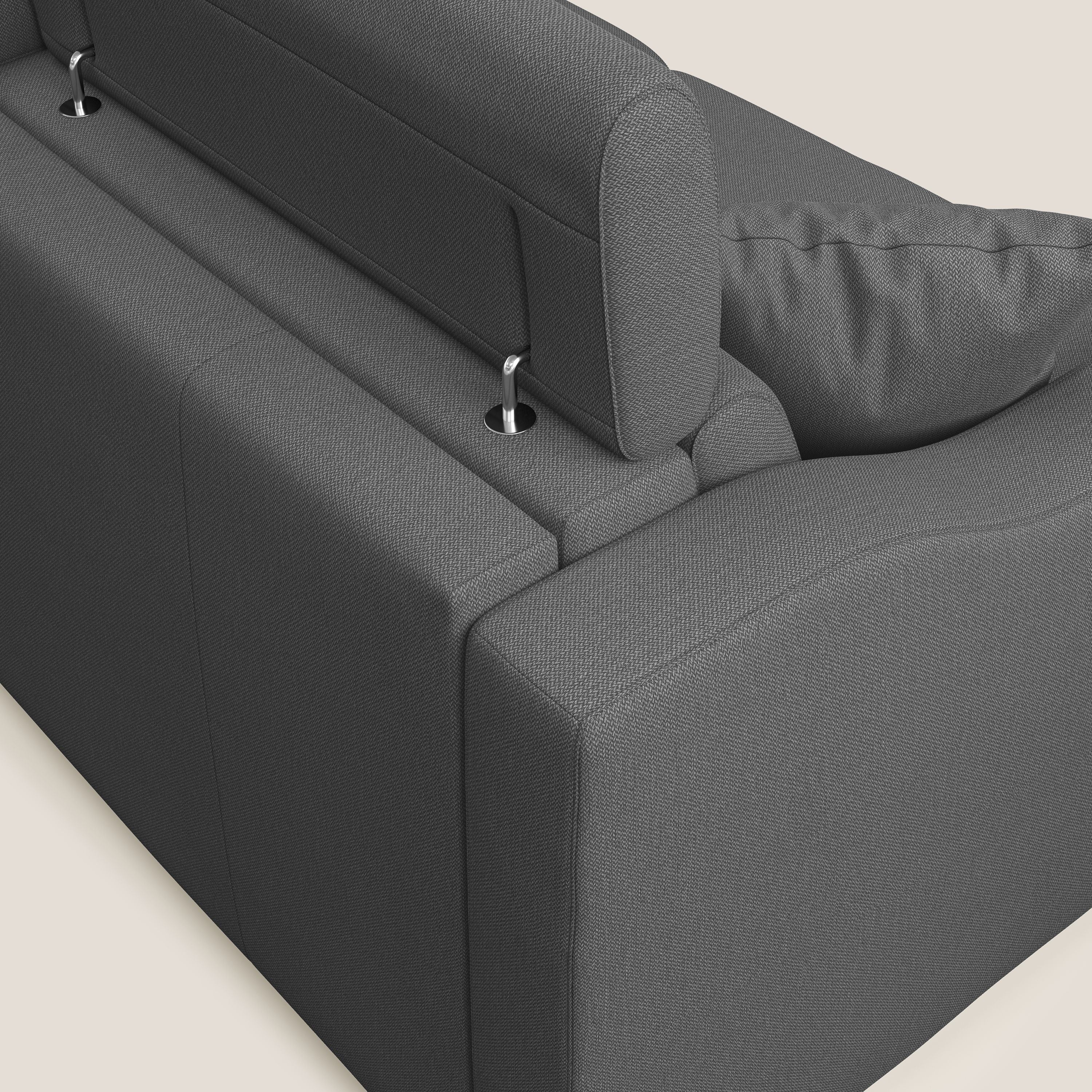 Amber canapé convertible en tissu détachable T05 anthracite - Image 7
