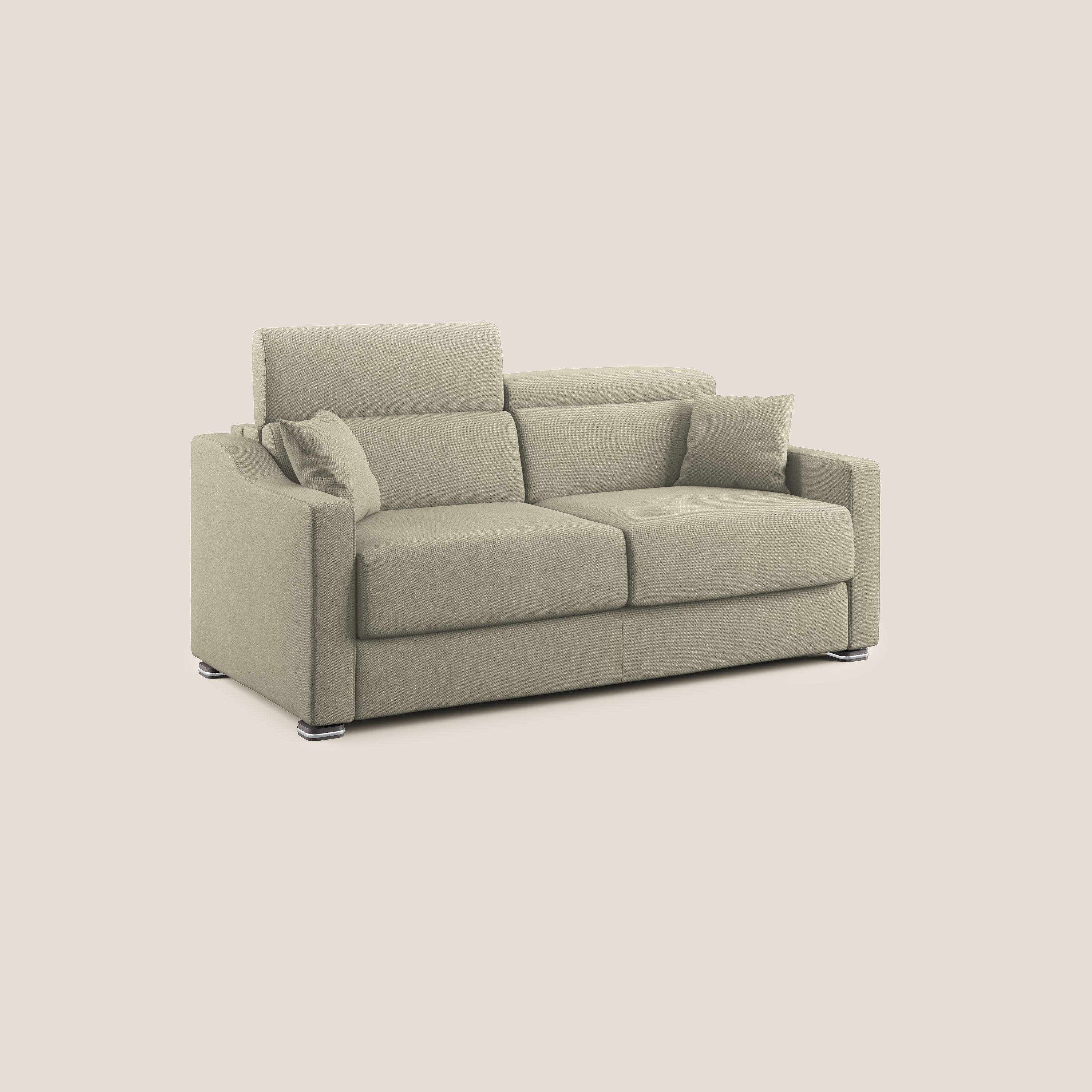 Amber canapé convertible en tissu détachable T05 crème - Image 3