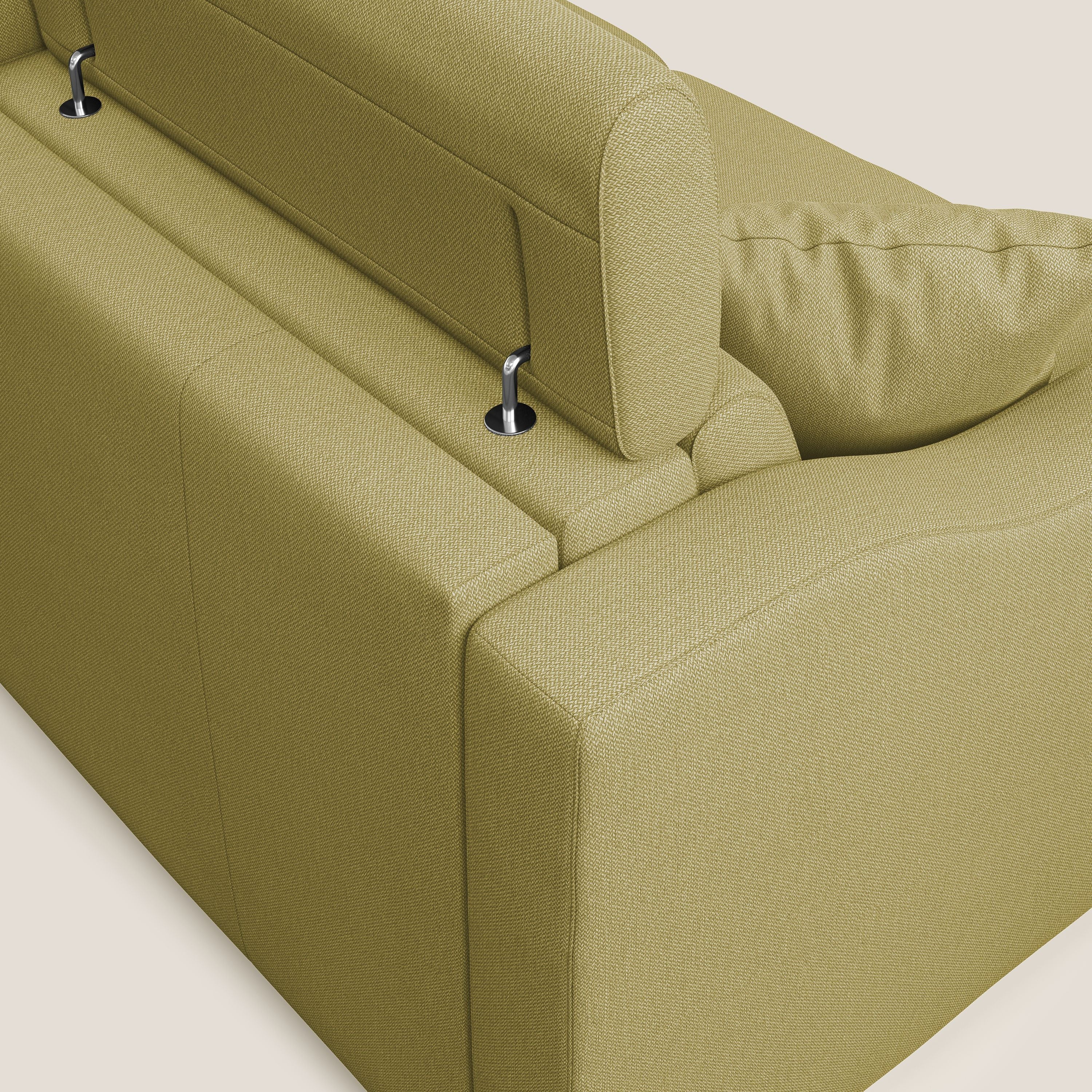 Amber canapé convertible en tissu détachable T05 jaune - Image 7