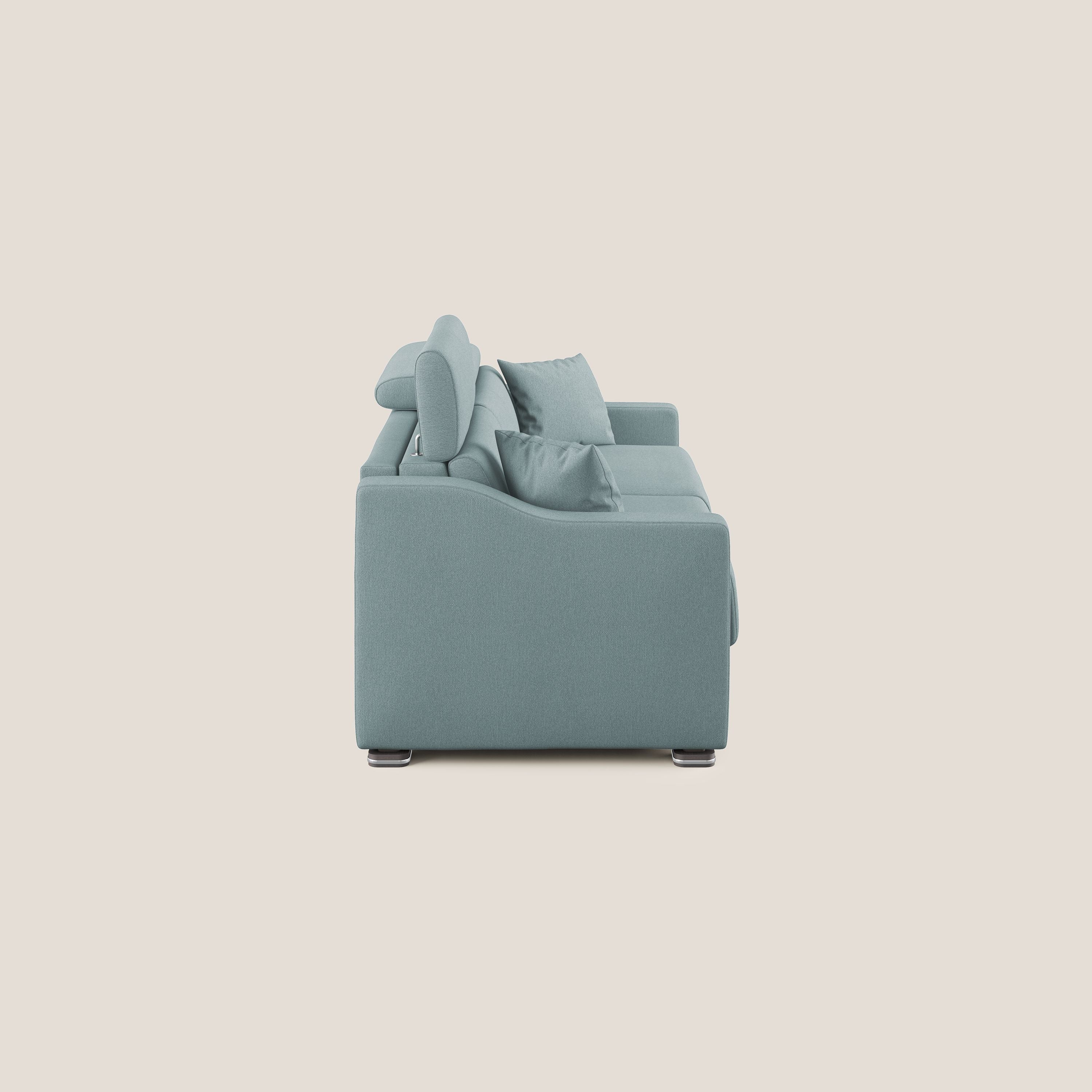 Amber canapé convertible en tissu détachable T05 sucre glace - Image 4