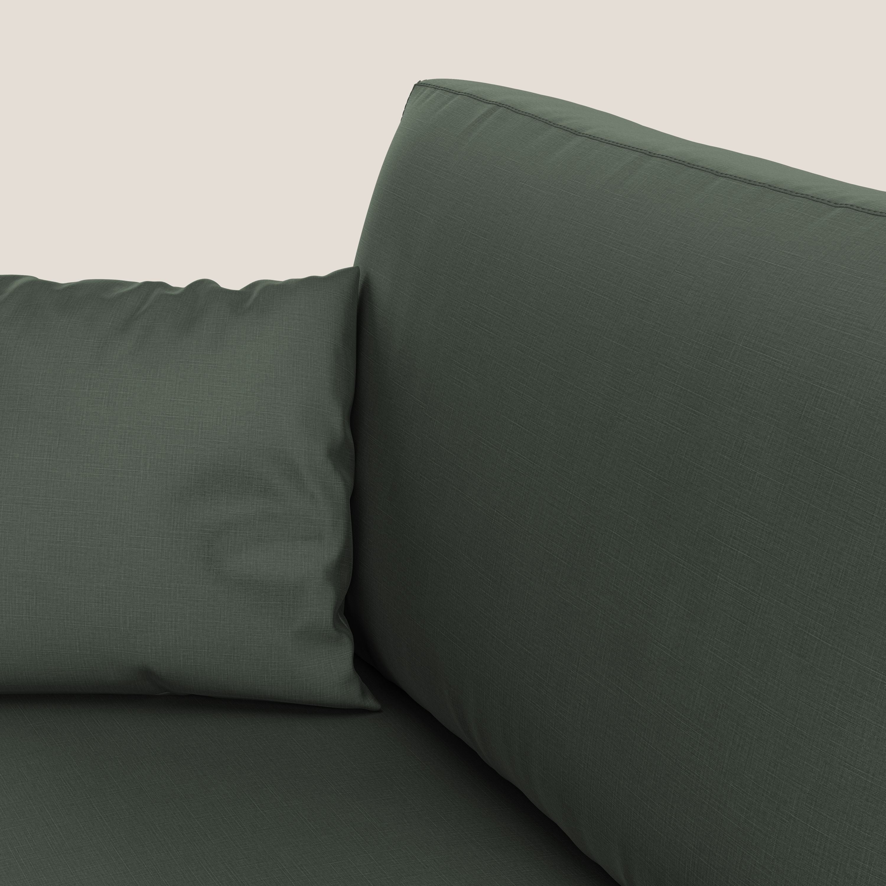 Andromeda canapé-lit d’angle en velours doux imperméable T01 vert - Image 8