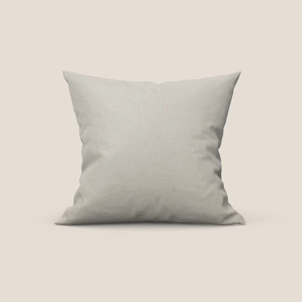 Coussin Aspen disponible en plusieurs couleurs, dans un tissu élégant, doux et lavable T17 crème
