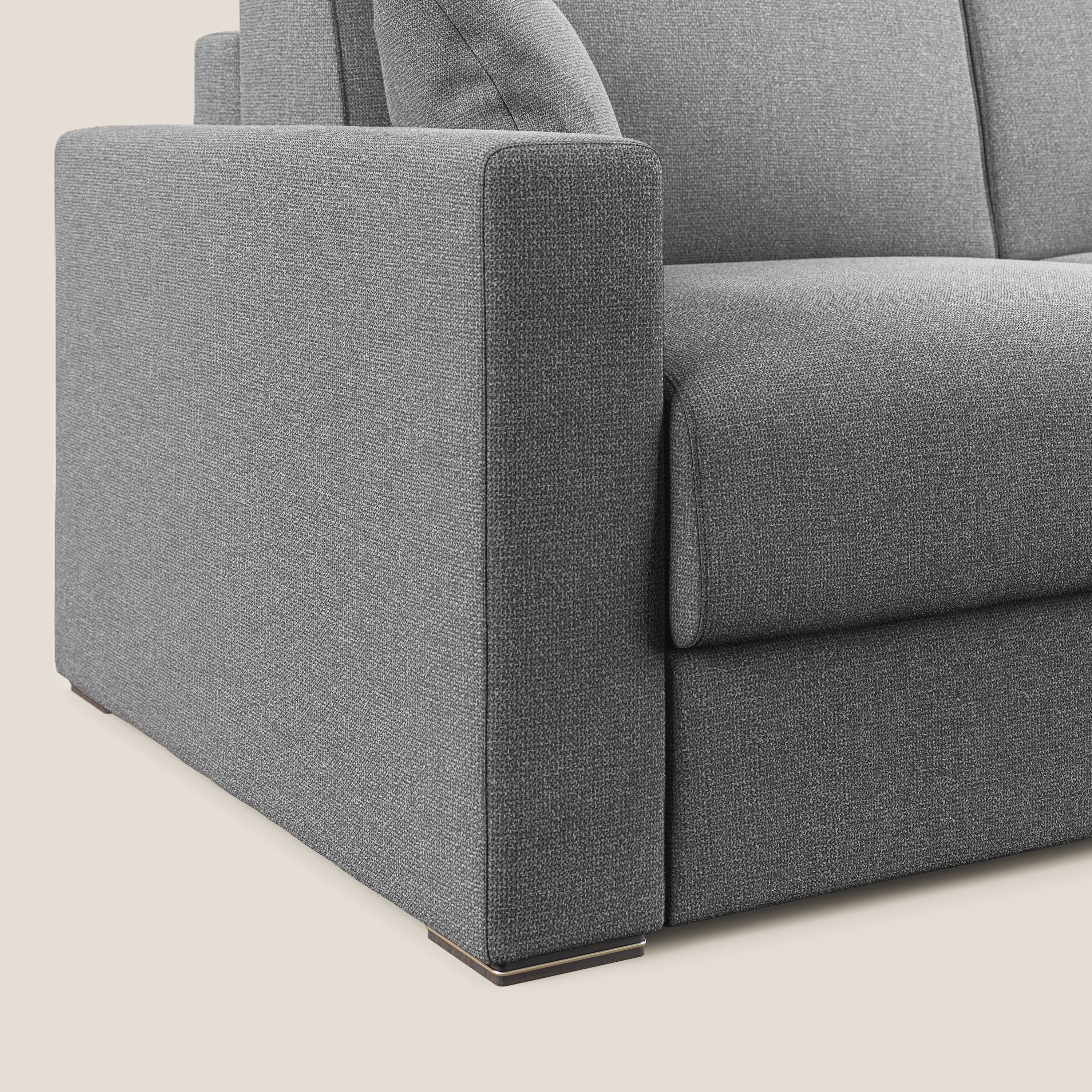 Best Canapé d'angle convertible en tissu détachable QuickClean T08 gris - Image 8