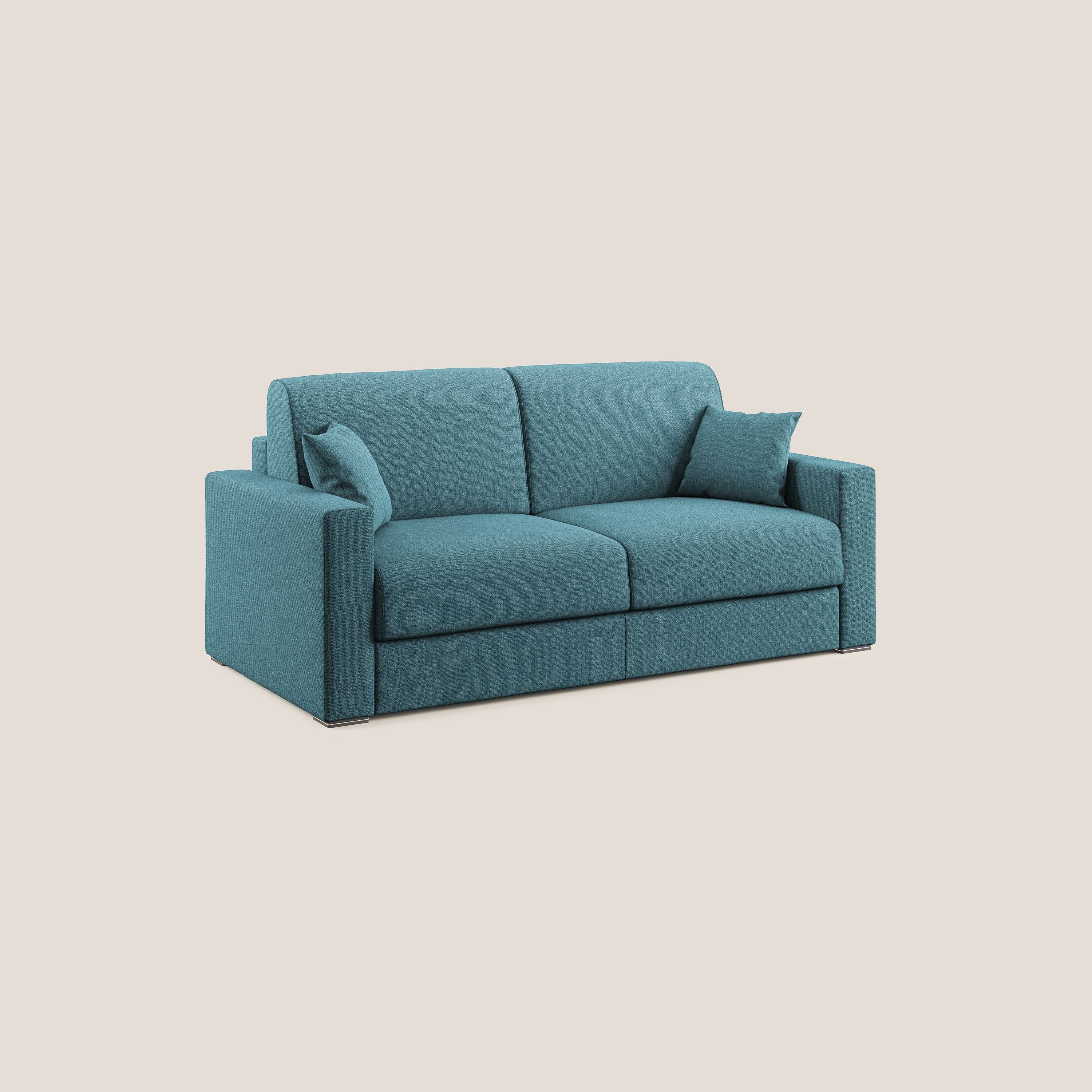 Best canapé lit convertible en tissu détachable QuickClean T08 bleu ciel - Image 11