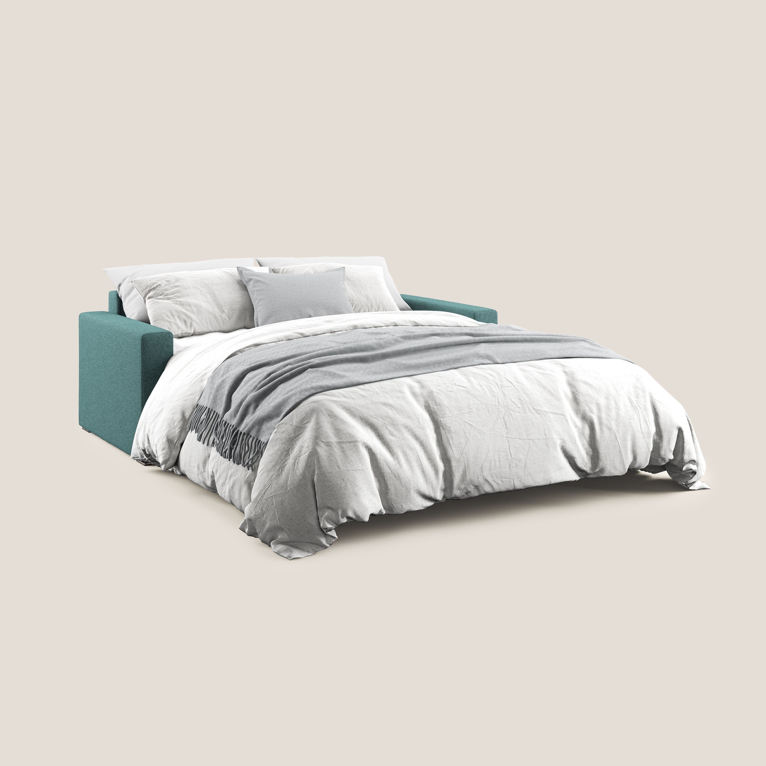 Best canapé lit convertible en tissu détachable QuickClean T08 bleu ciel - Image 6