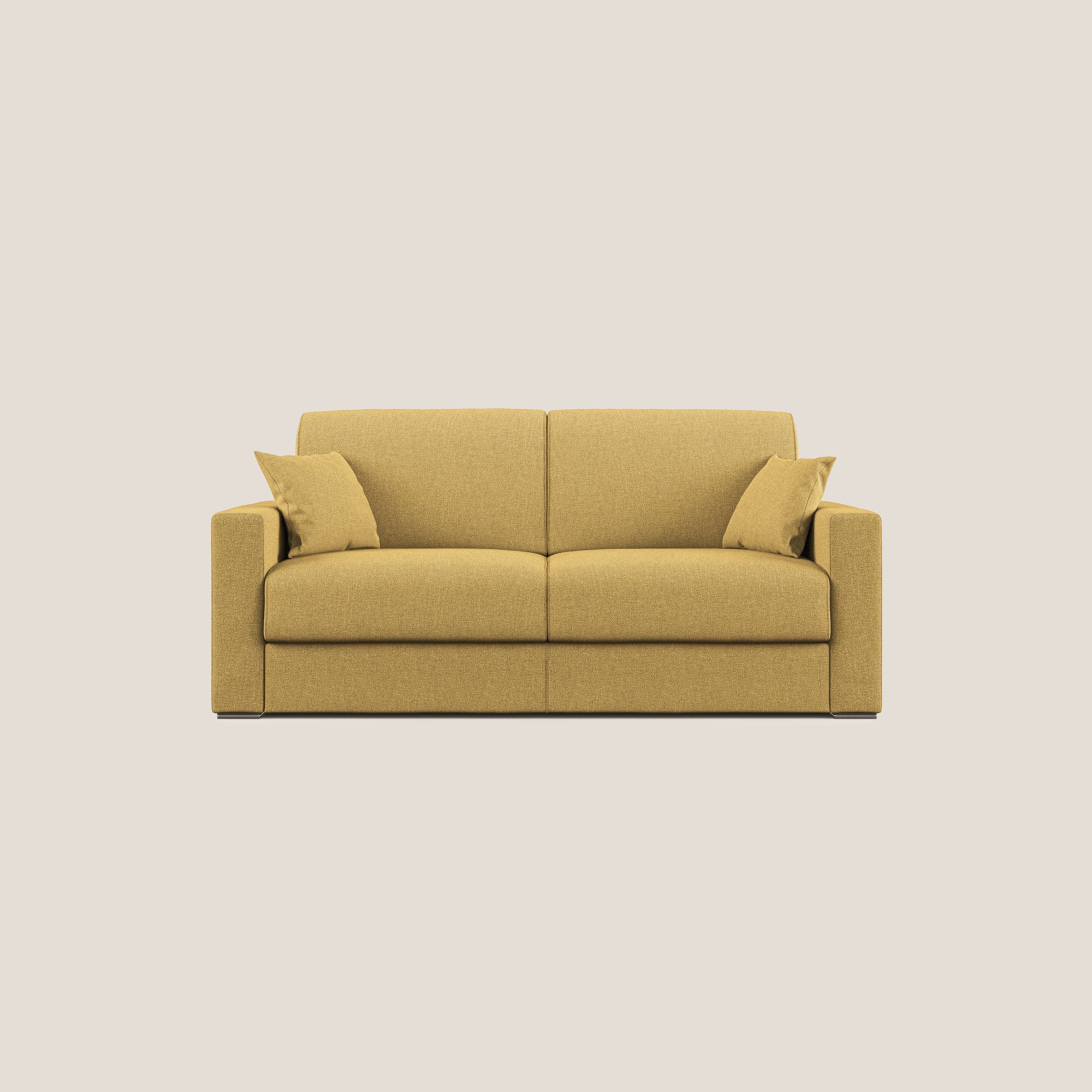 Best canapé lit convertible en tissu détachable QuickClean T08 jaune