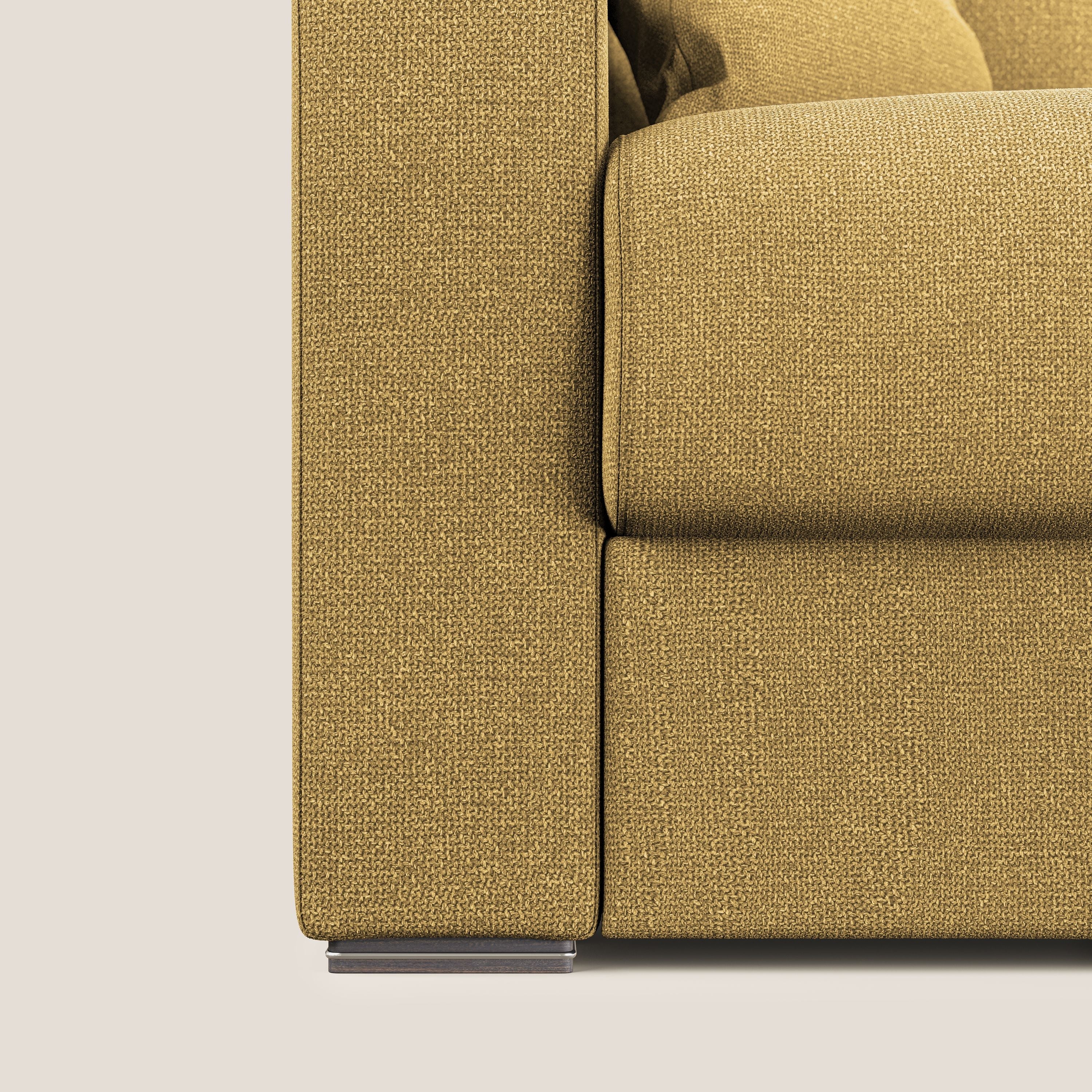 Best canapé lit convertible en tissu détachable QuickClean T08 jaune - Image 5