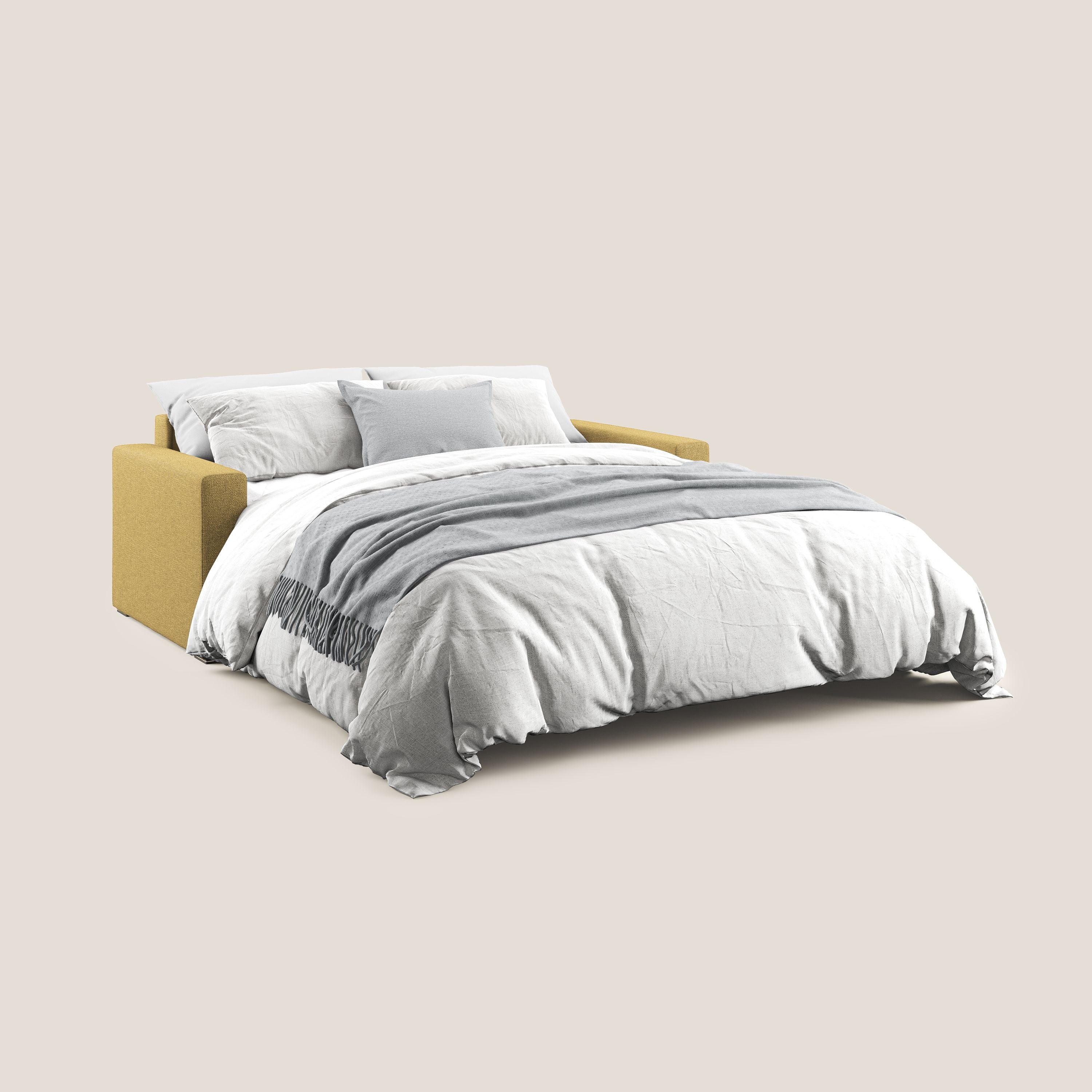 Best canapé lit convertible en tissu détachable QuickClean T08 jaune - Image 6