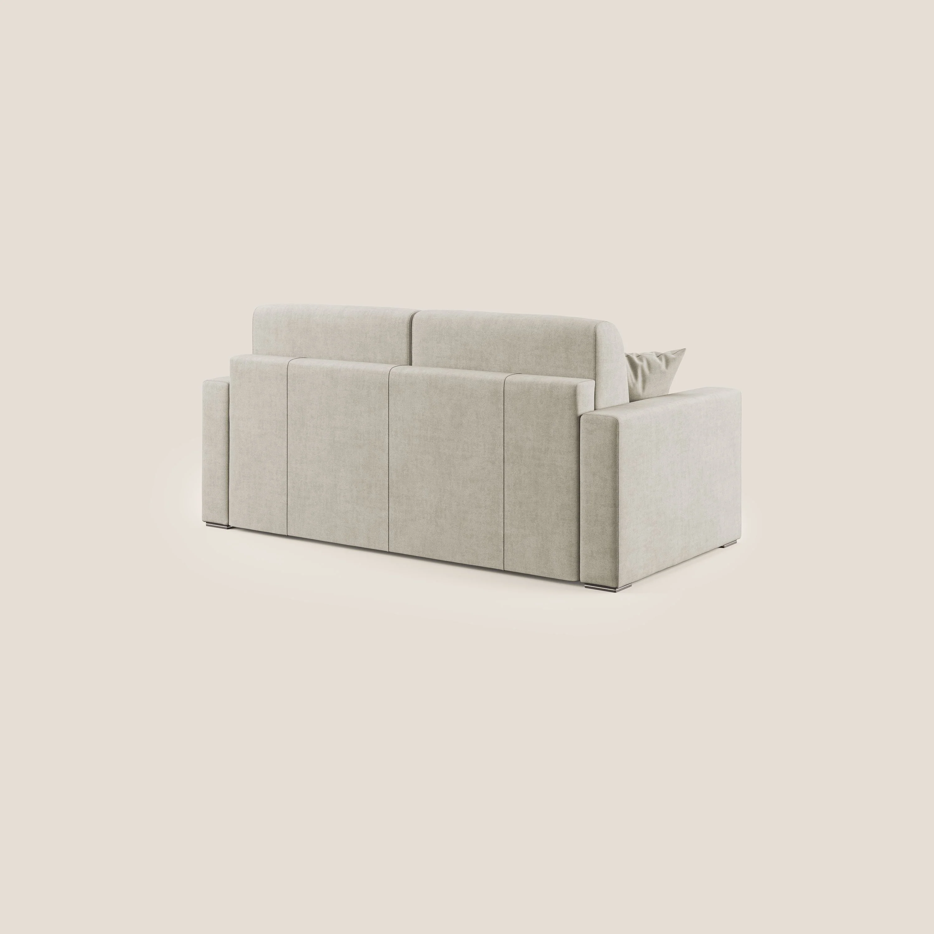 Best Canapé convertible en tissu imperméable T02 crème - Image 5