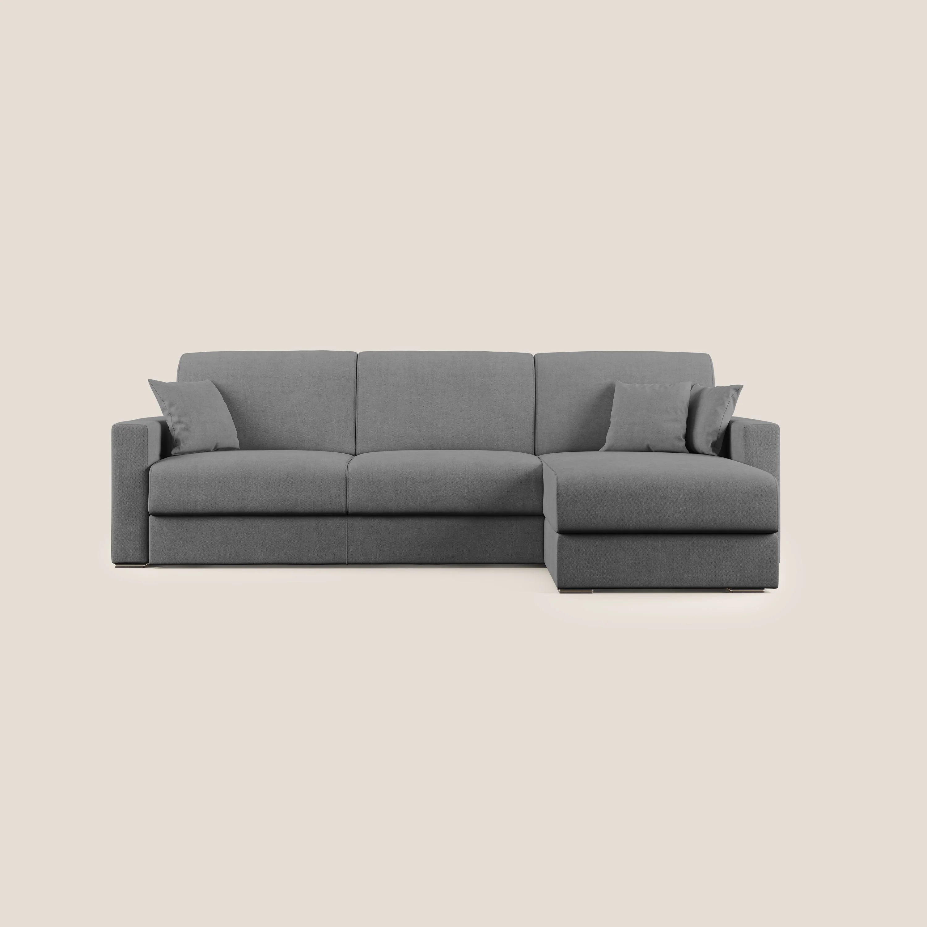 Best Canapé d'angle convertible en tissu imperméable T02 gris