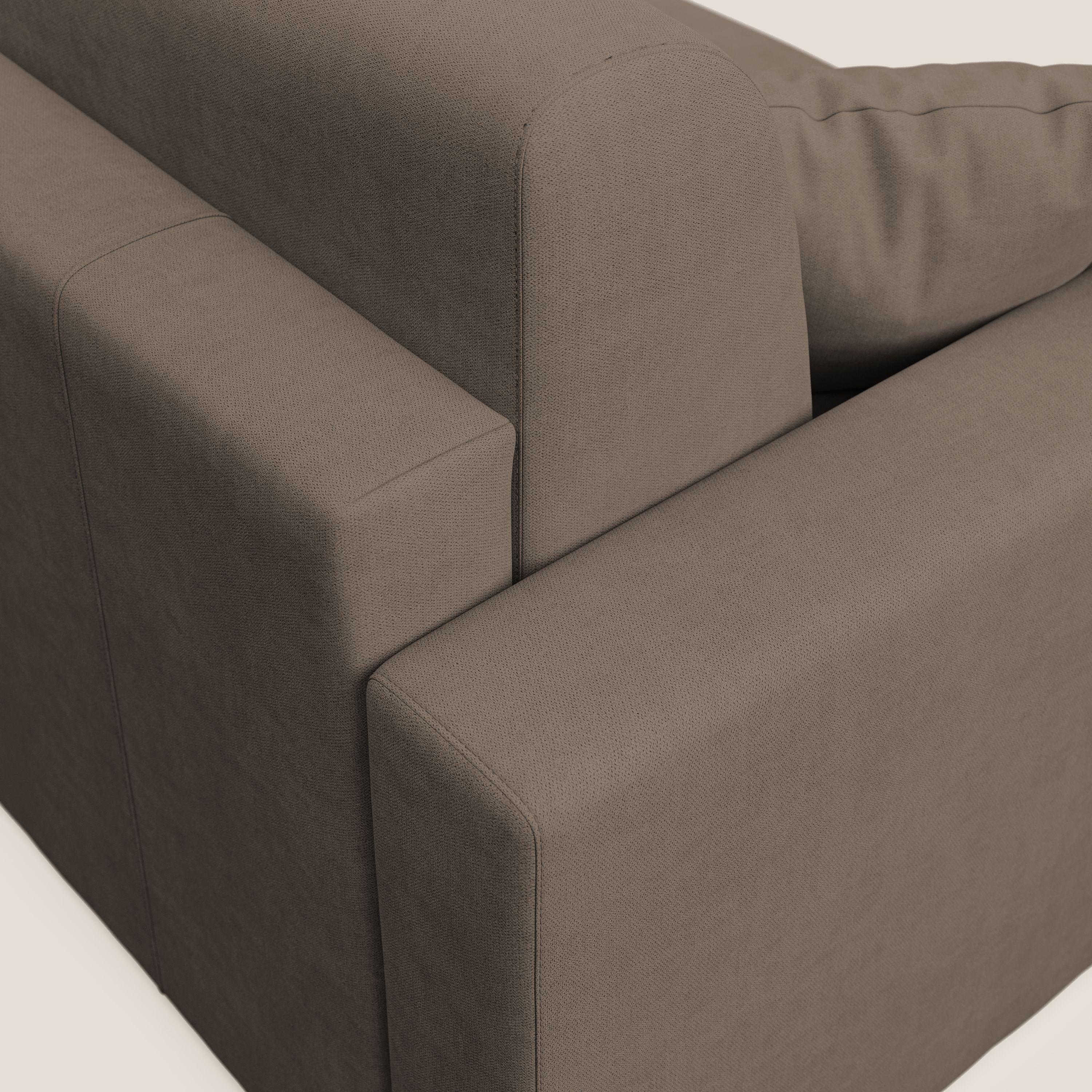 Best Canapé d'angle convertible en tissu imperméable T02 marron - Image 7