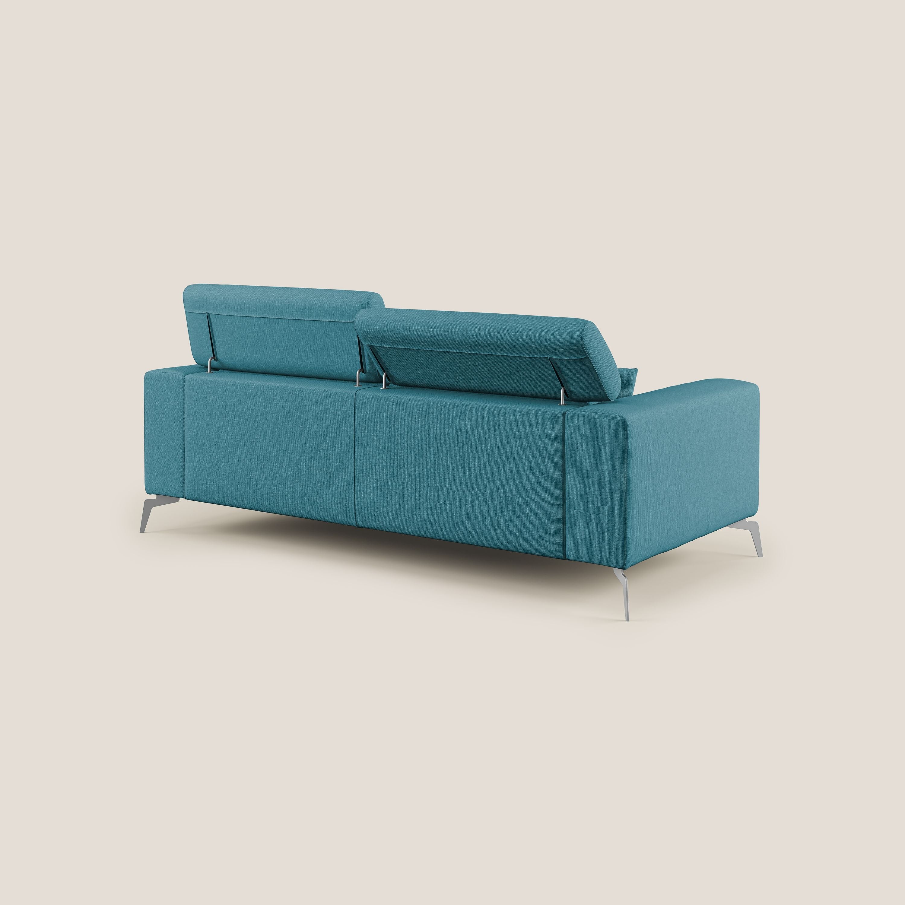 Blade canapé avec têtières inclinables en tissu imperméable mixte coton T13 bleu ciel - Image 4