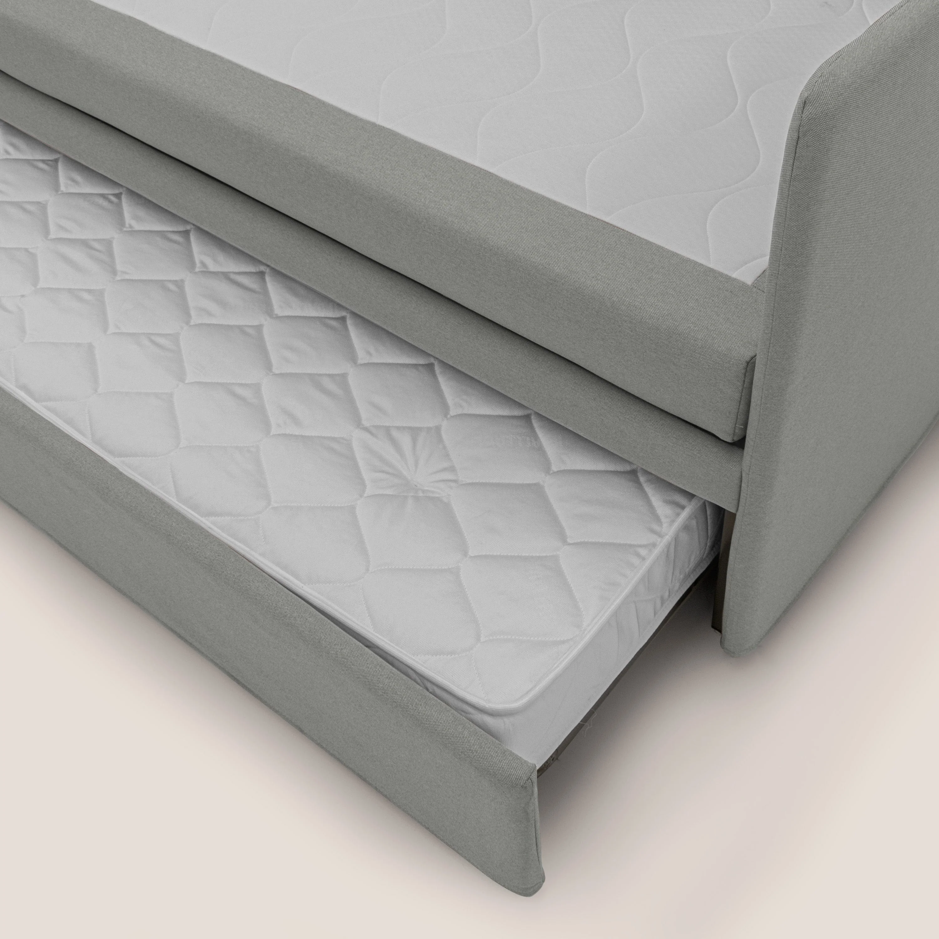Brenta Canapé duplex avec lits jumeaux et tissu effet coton imperméable T13 gris - Image 6