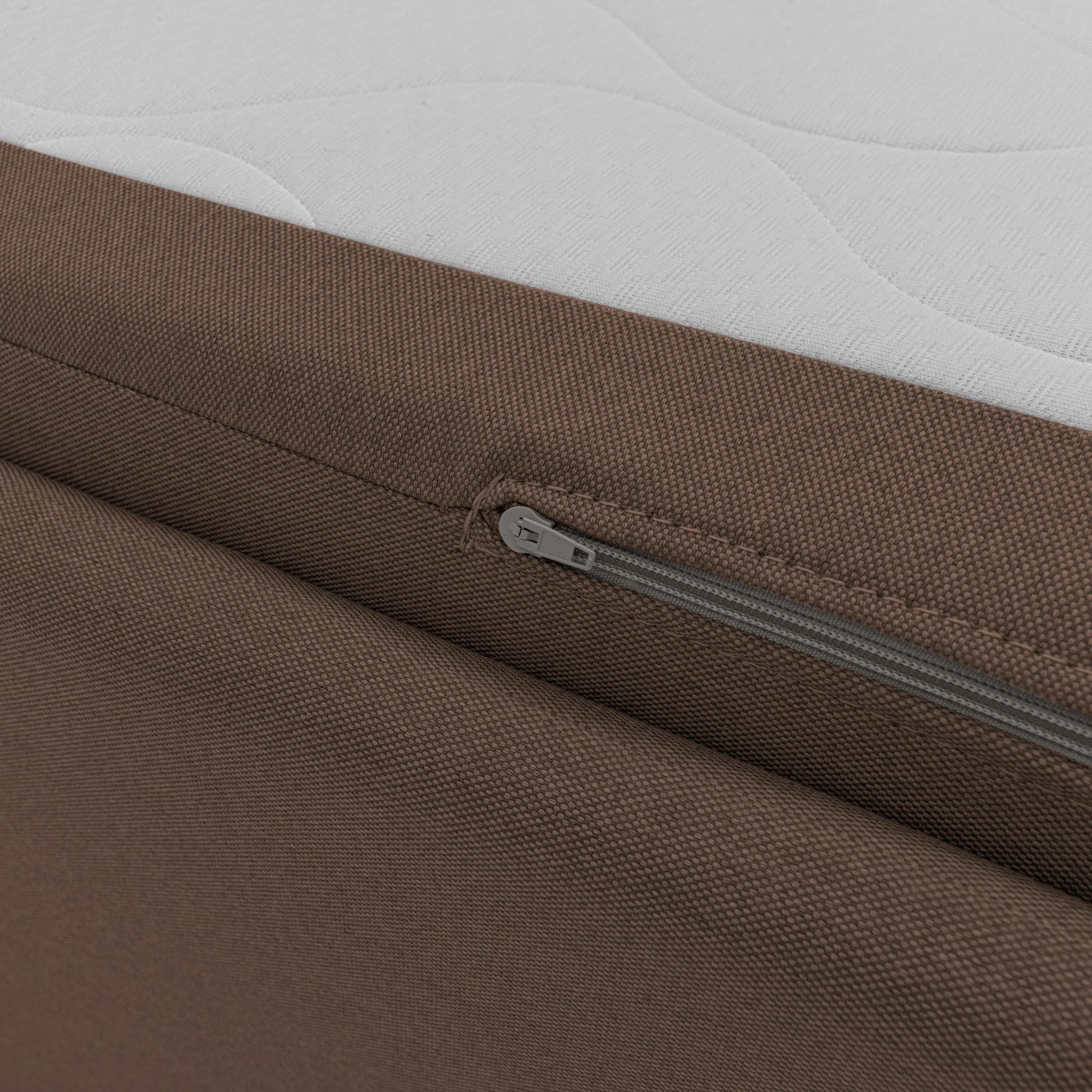 Brera Canapé duplex avec lits jumeaux et tissu effet coton imperméable T13 marron - Image 8
