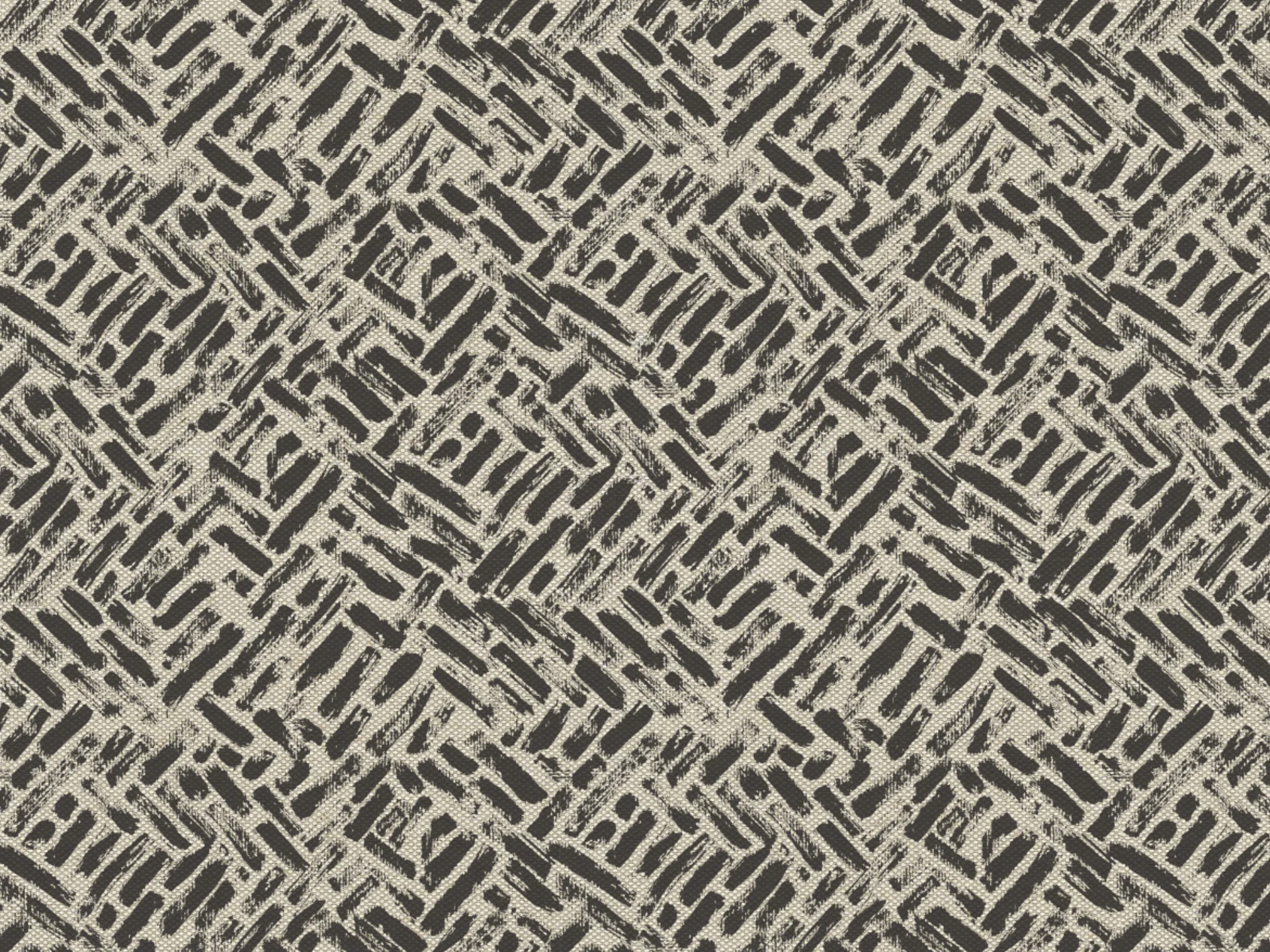 Brick coussins géométriques en tissu hydrofuge Taupe tortora - Image 2