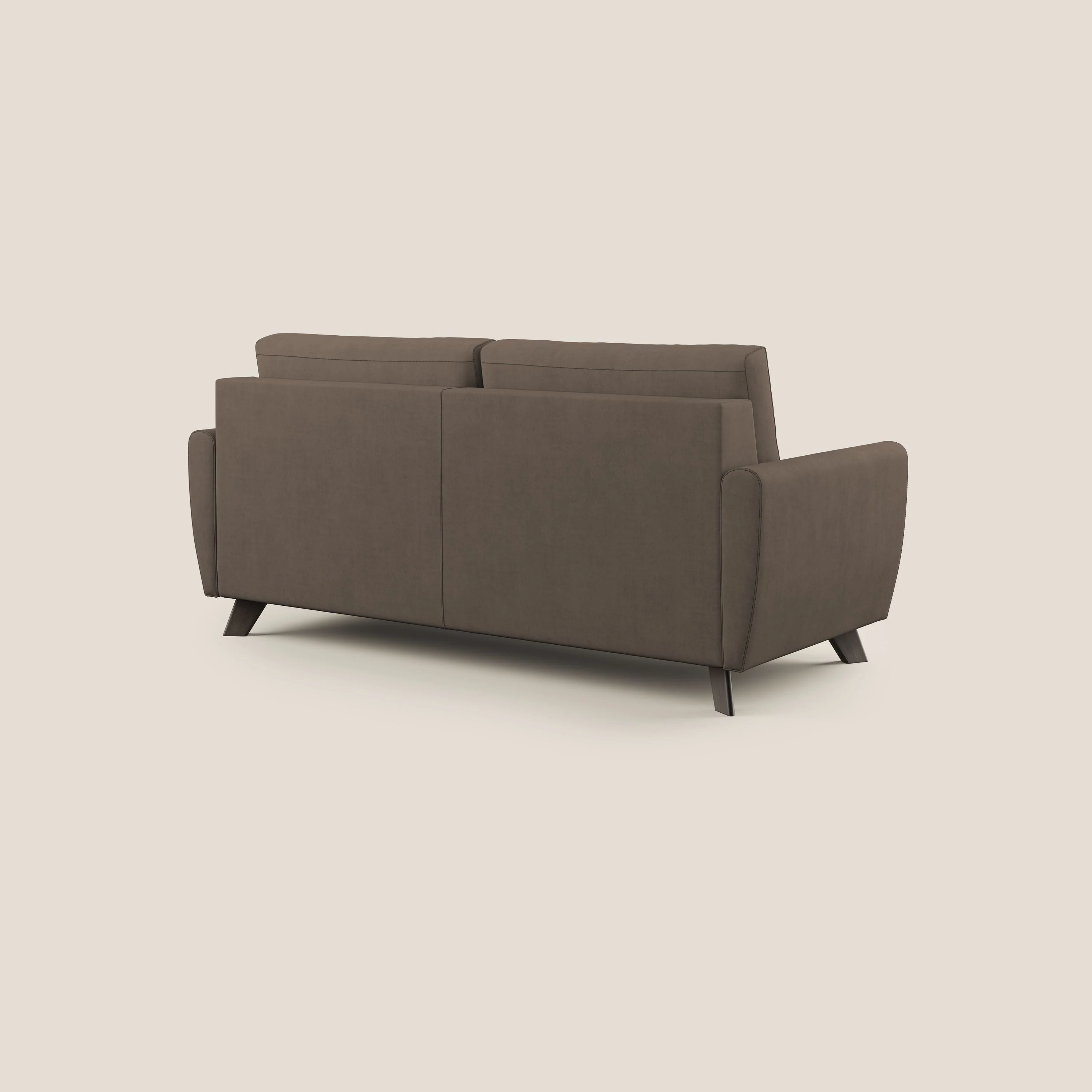 Callisto Canapé lit convertible en tissu doux imperméable T02 marron - Image 5