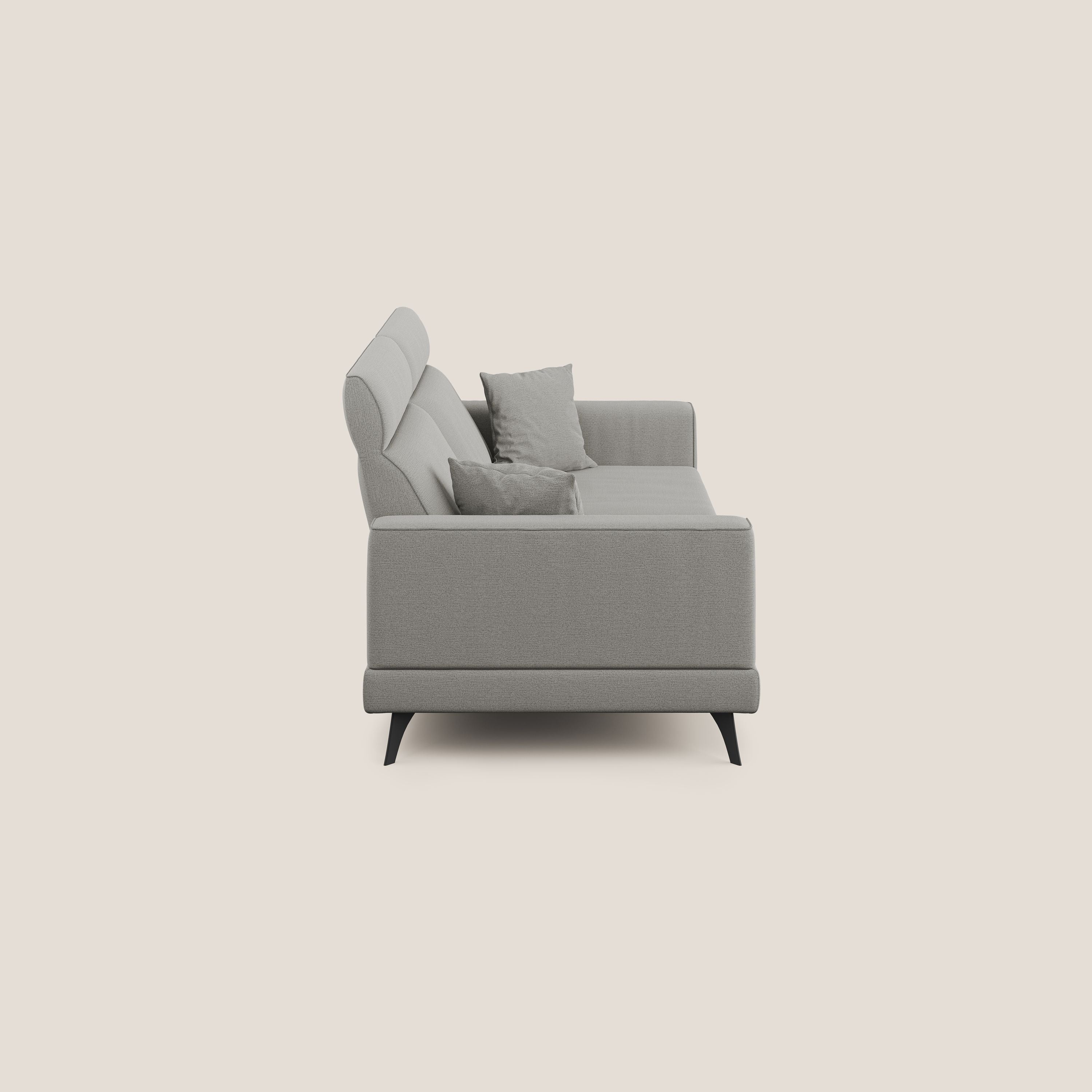 Slide Divano con schienali traslanti e poggiatesta in tessuto simil cotone impermeabile T19 beige - Image 6
