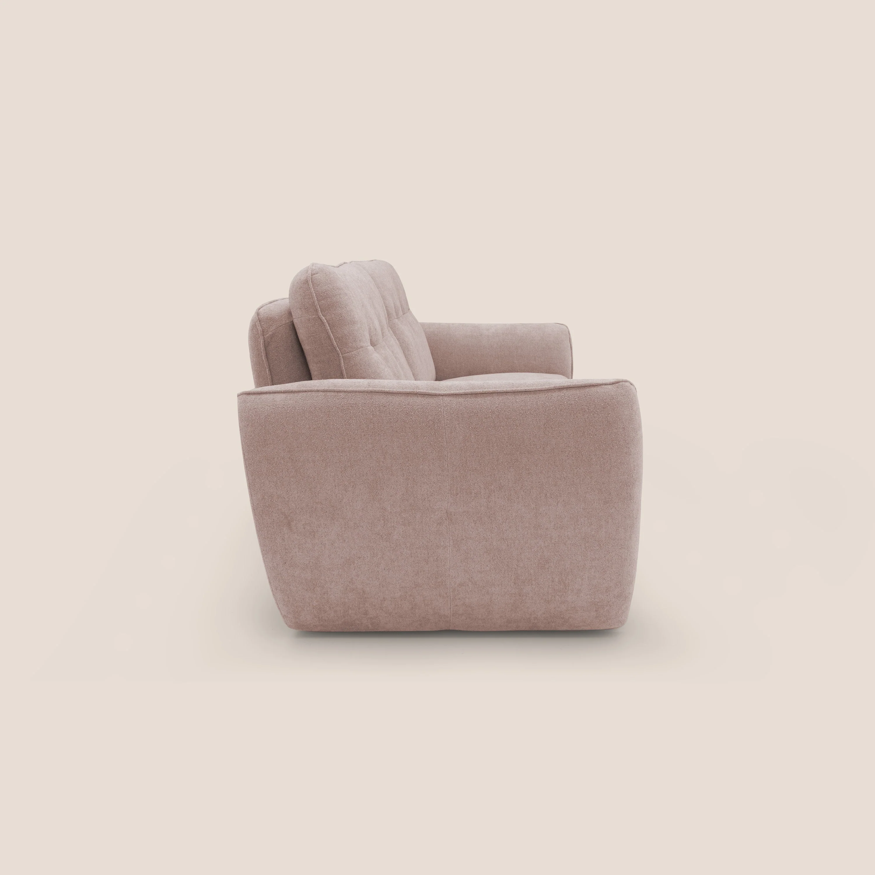 Cerbero canapé 2 ou 3 places en bouclette douce imperméable T07 rose - Image 6