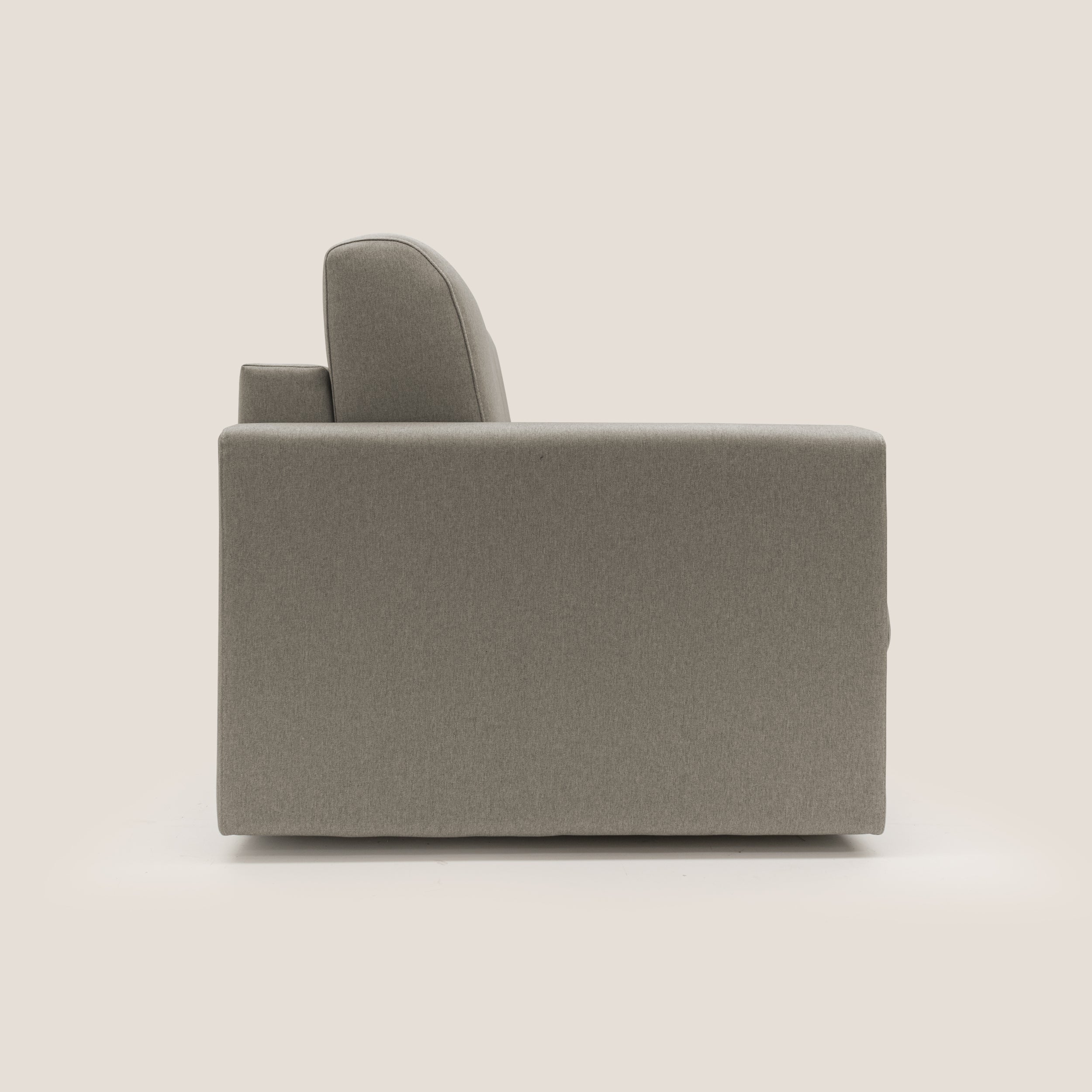 Chris Canapé convertible en tissu imperméable T13 Taupe tortora - Image 5