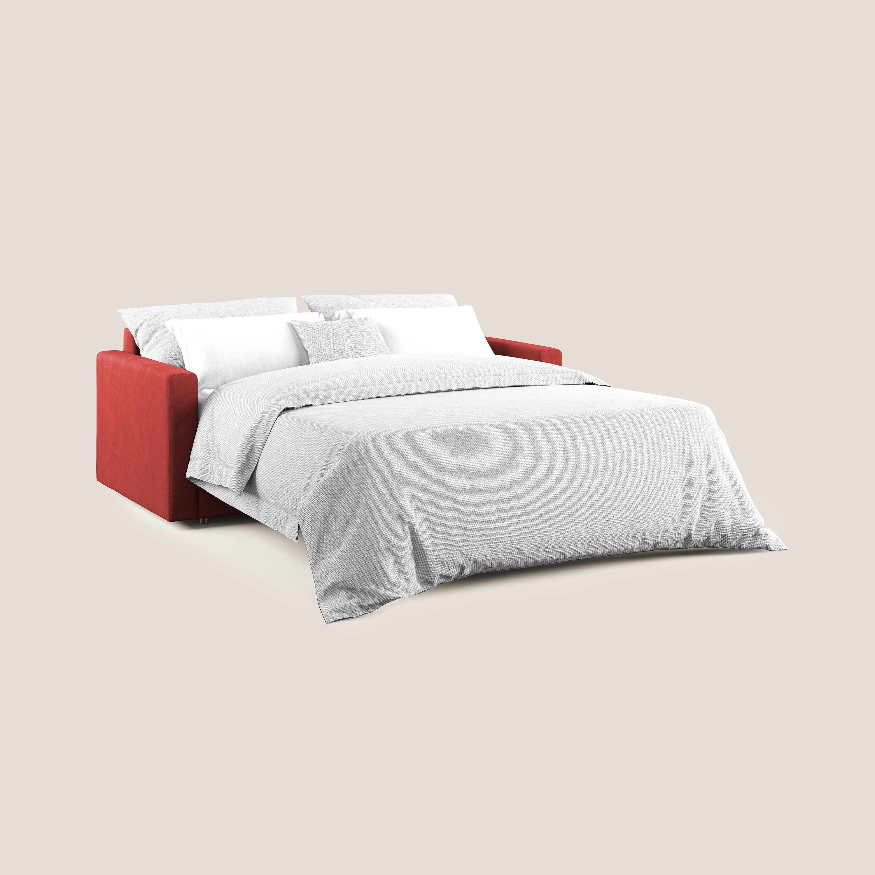 Chris canapé convertible en microfibre détachable T11 rouge - Image 2