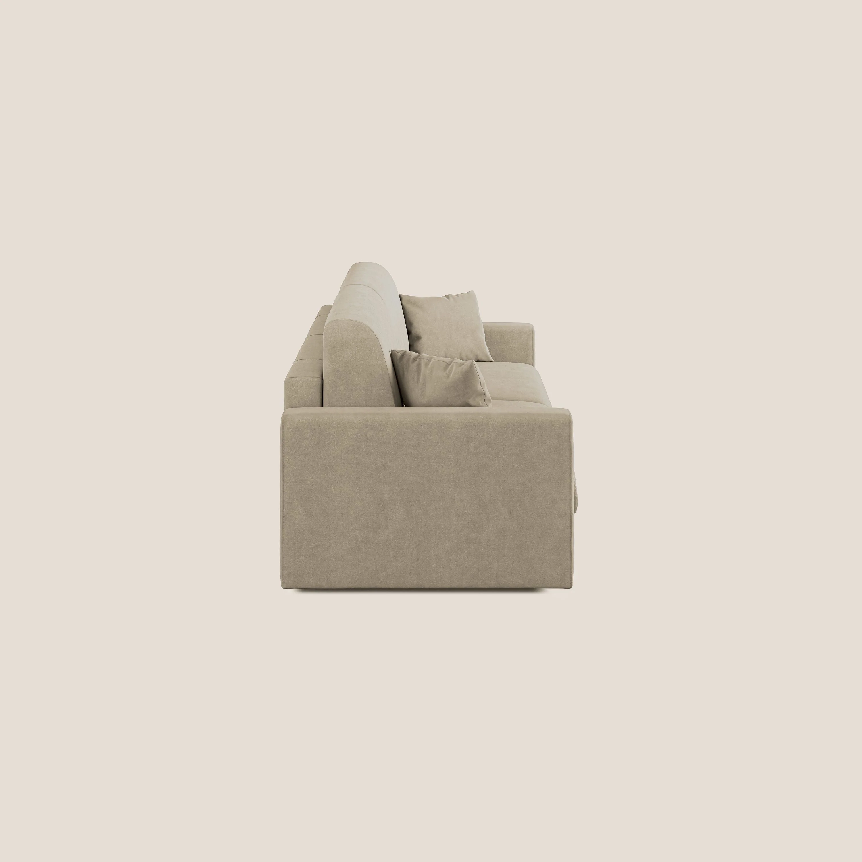 Chris canapé convertible en microfibre détachable T11 Taupe  - Image 4