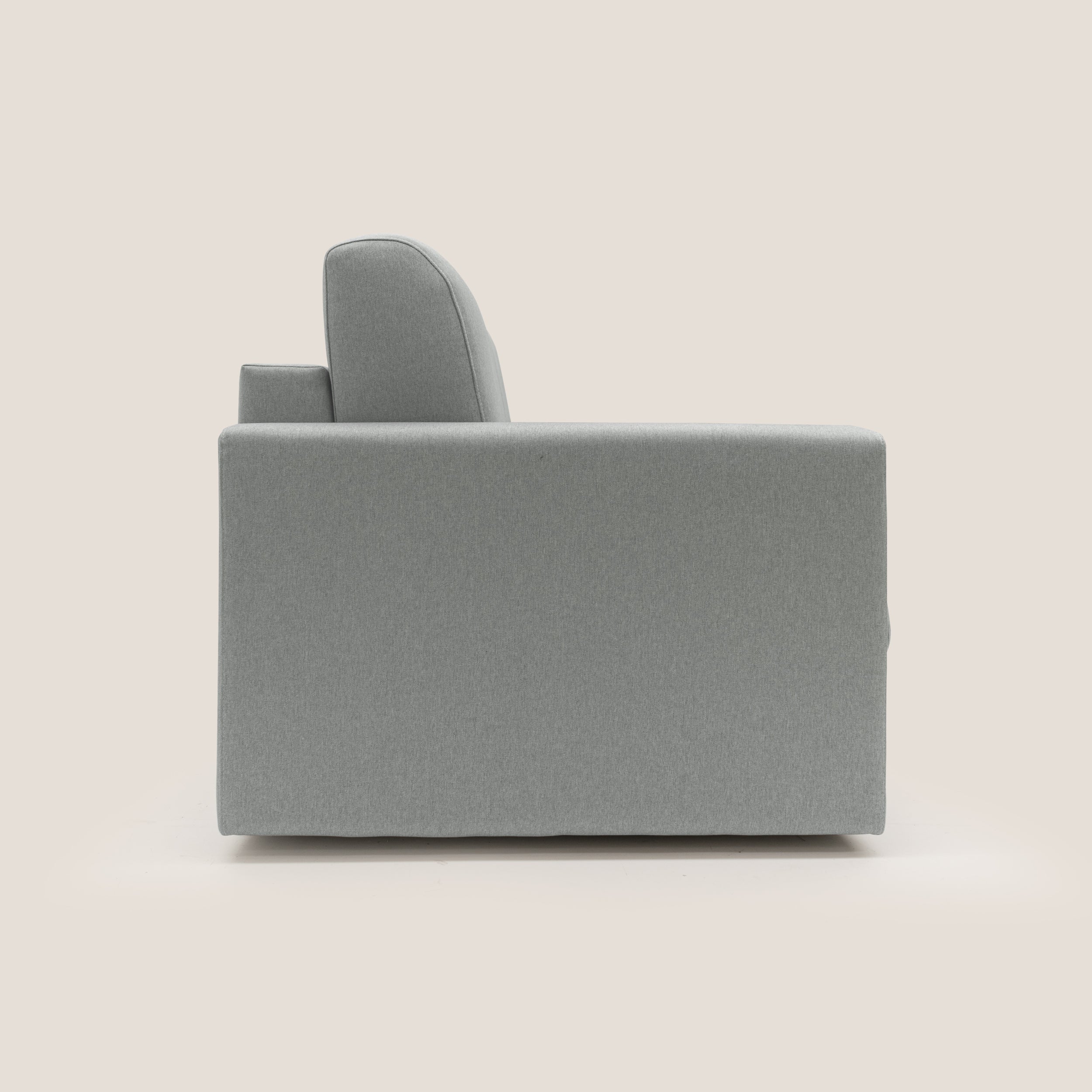 Chris Canapé convertible en tissu imperméable T13 gris - Image 5
