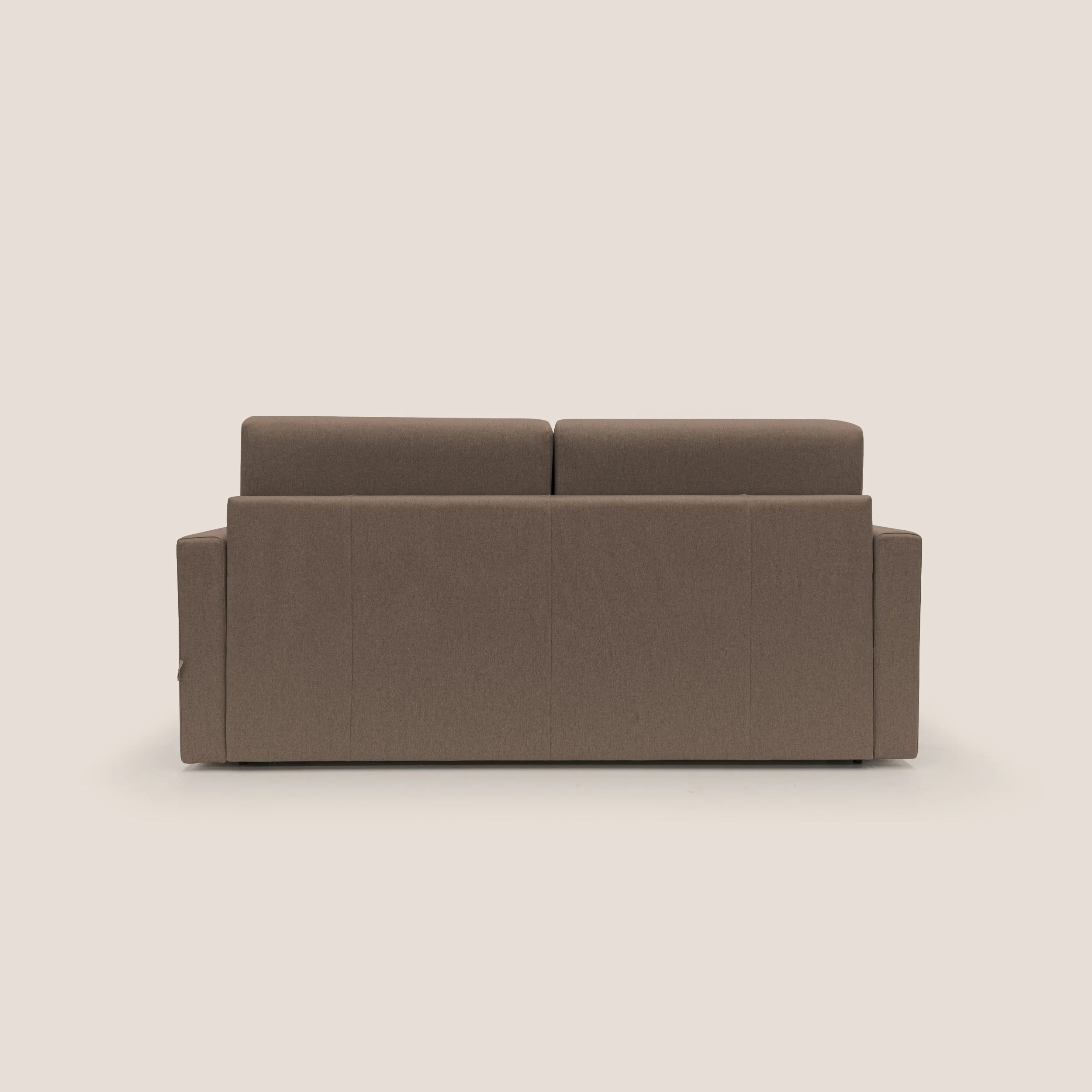 Chris Canapé convertible en tissu imperméable T13 marron - Image 6