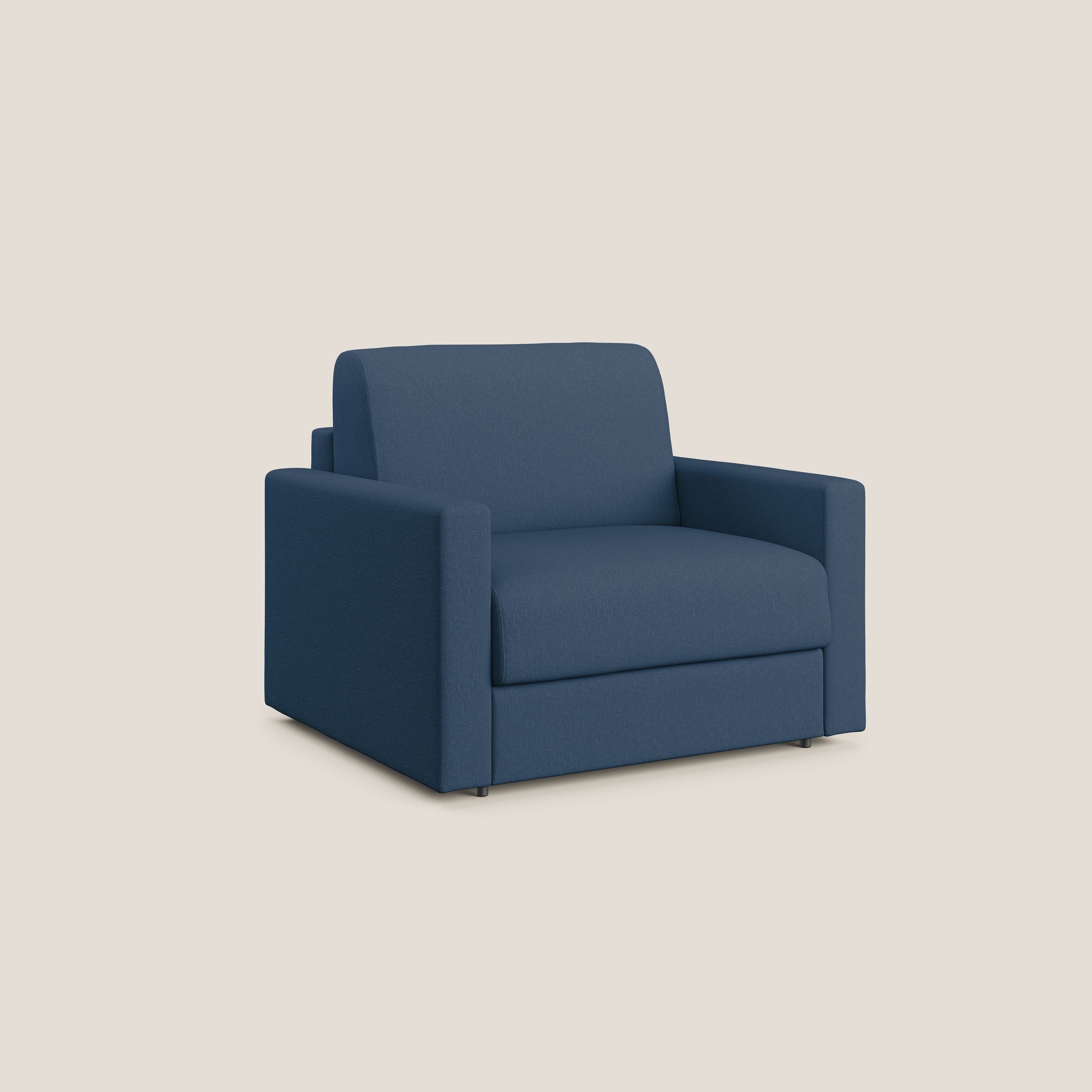 Chris Fauteuil convertible en tissu imperméable T13 bleu - Image 3