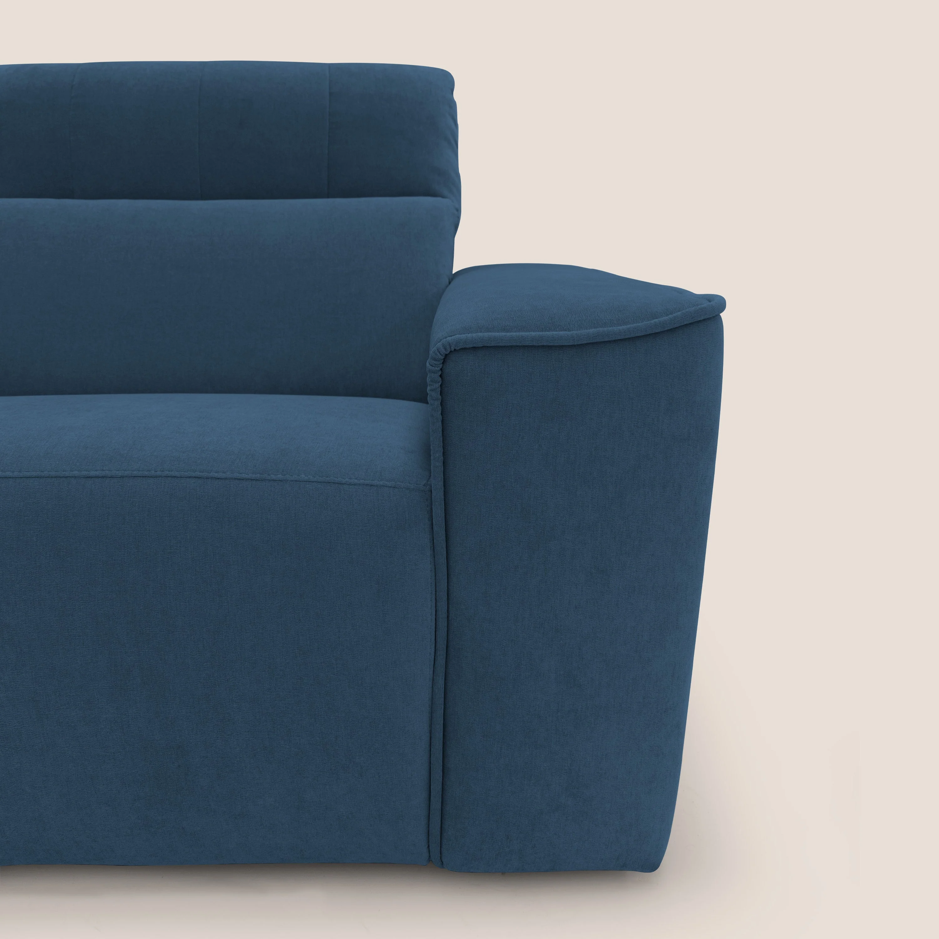 Clark Canapé d'angle avec option relax électrique en tissu imperméable et détachable T17 bleu - Image 3