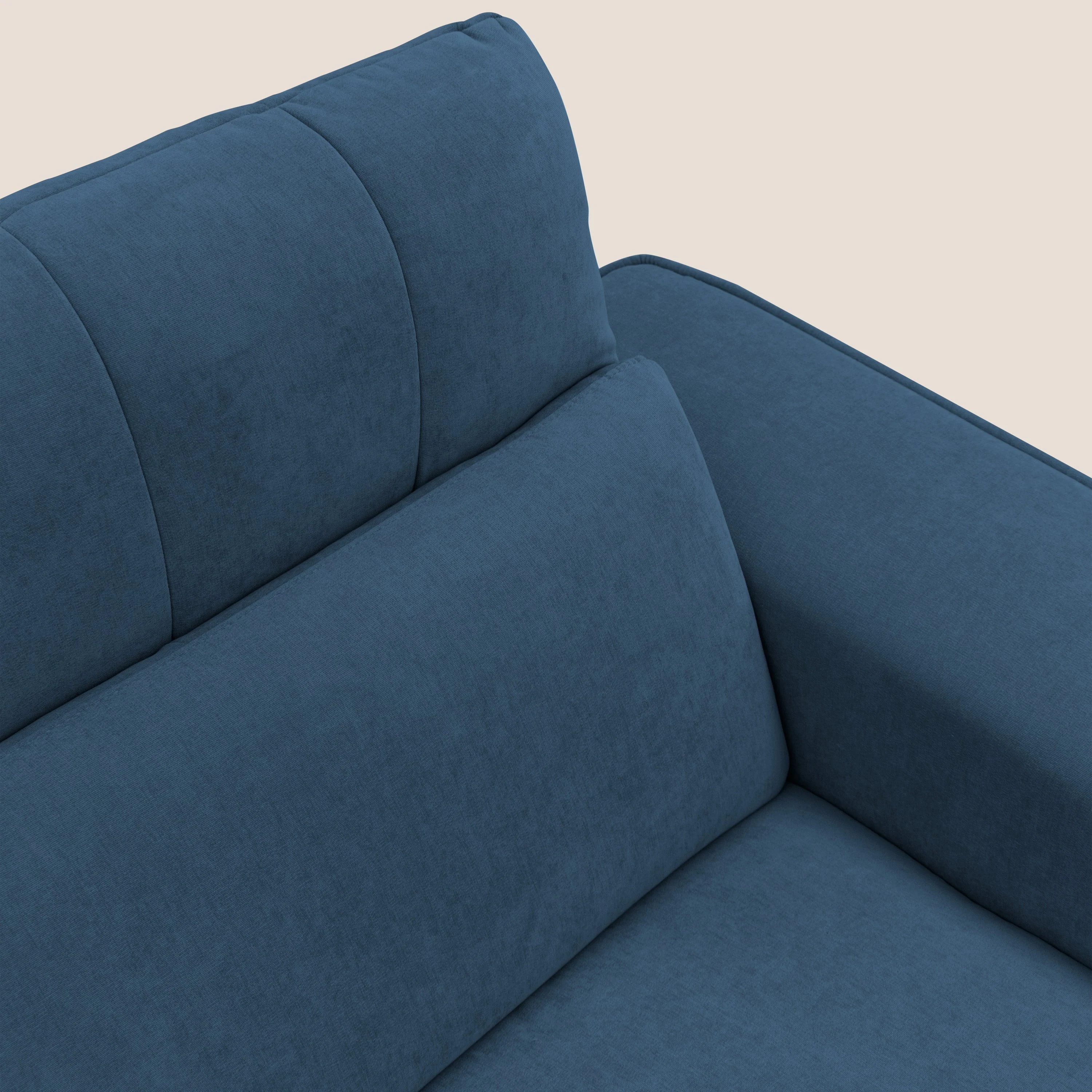 Clark Canapé d'angle avec option relax électrique en tissu imperméable et détachable T17 bleu - Image 4