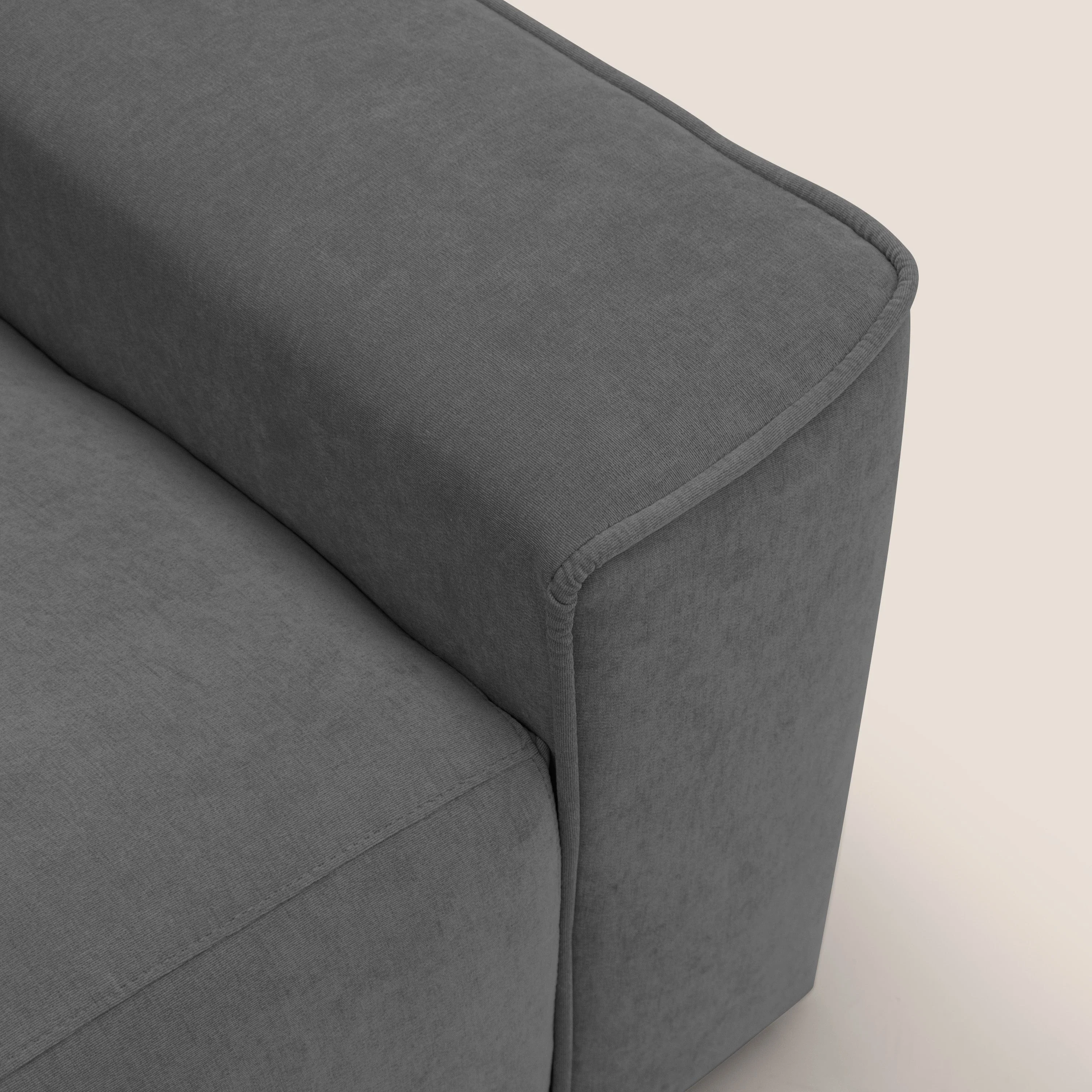 Clark Canapé modulable avec option relax électrique en tissu imperméable et détachable T17 anthracite - Image 11