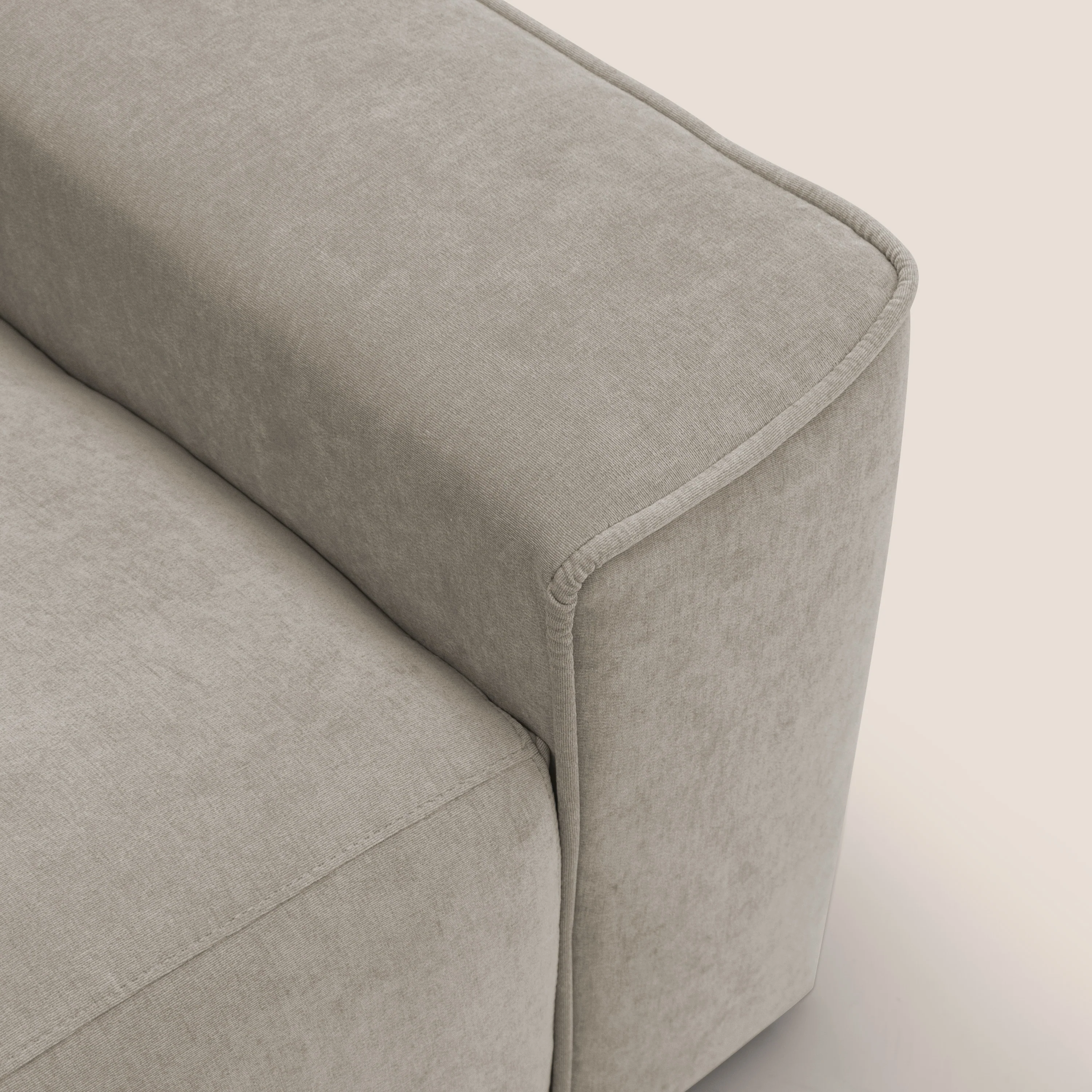 Clark Canapé modulable avec option relax électrique en tissu imperméable et détachable T17 beige - Image 11