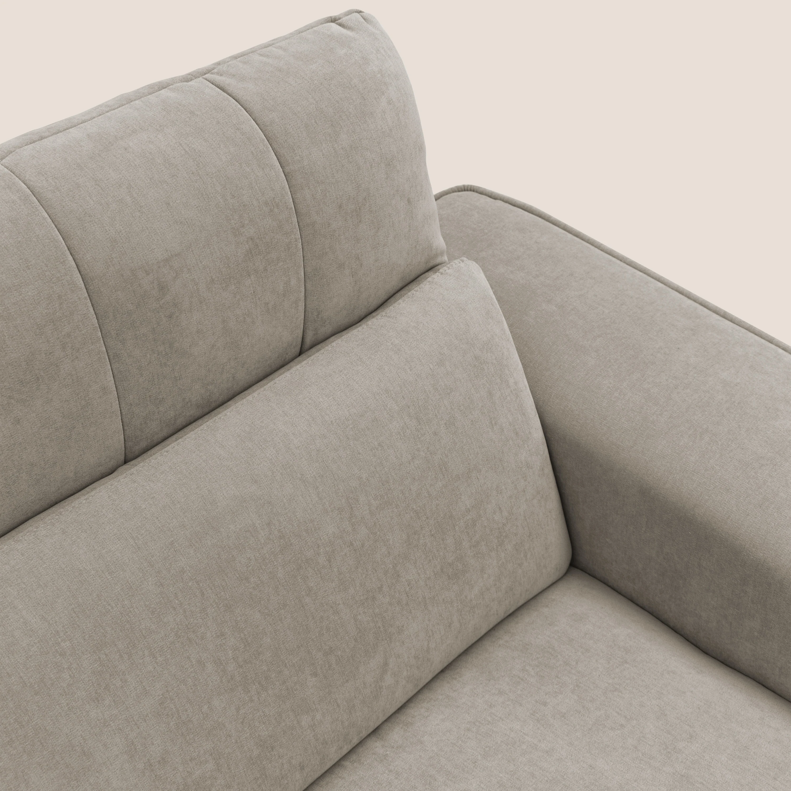 Clark Canapé modulable avec option relax électrique en tissu imperméable et détachable T17 beige - Image 5