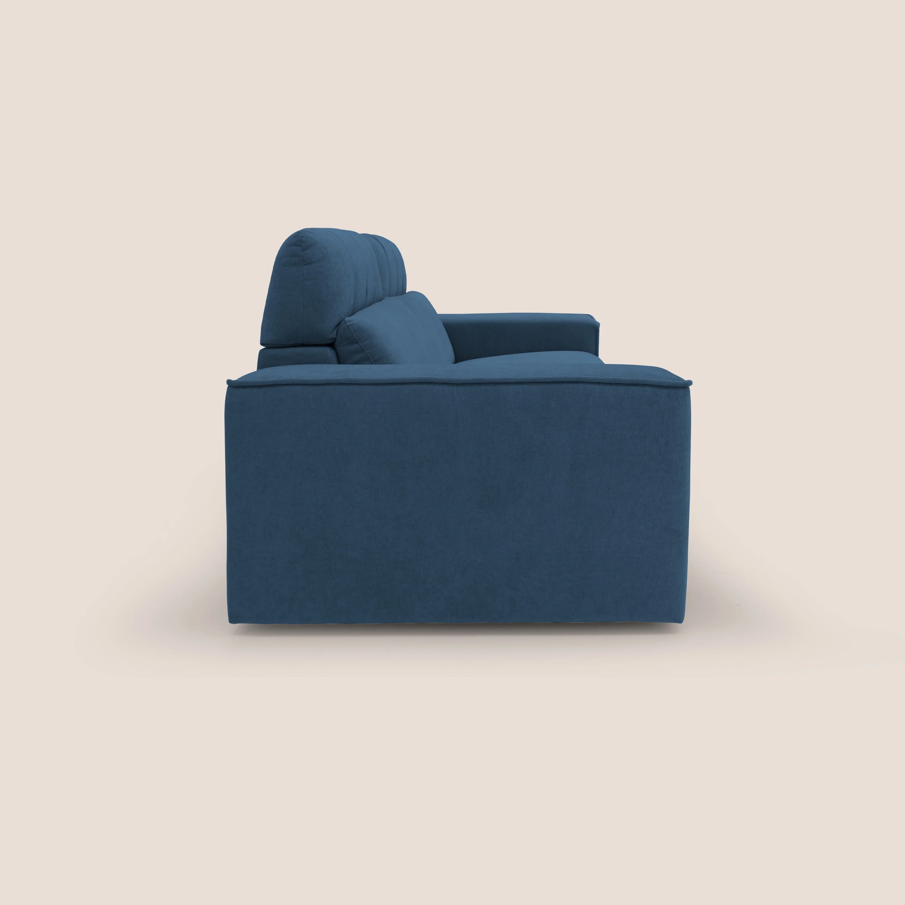 Clark Canapé modulable avec option relax électrique en tissu imperméable et détachable T17 bleu - Image 6