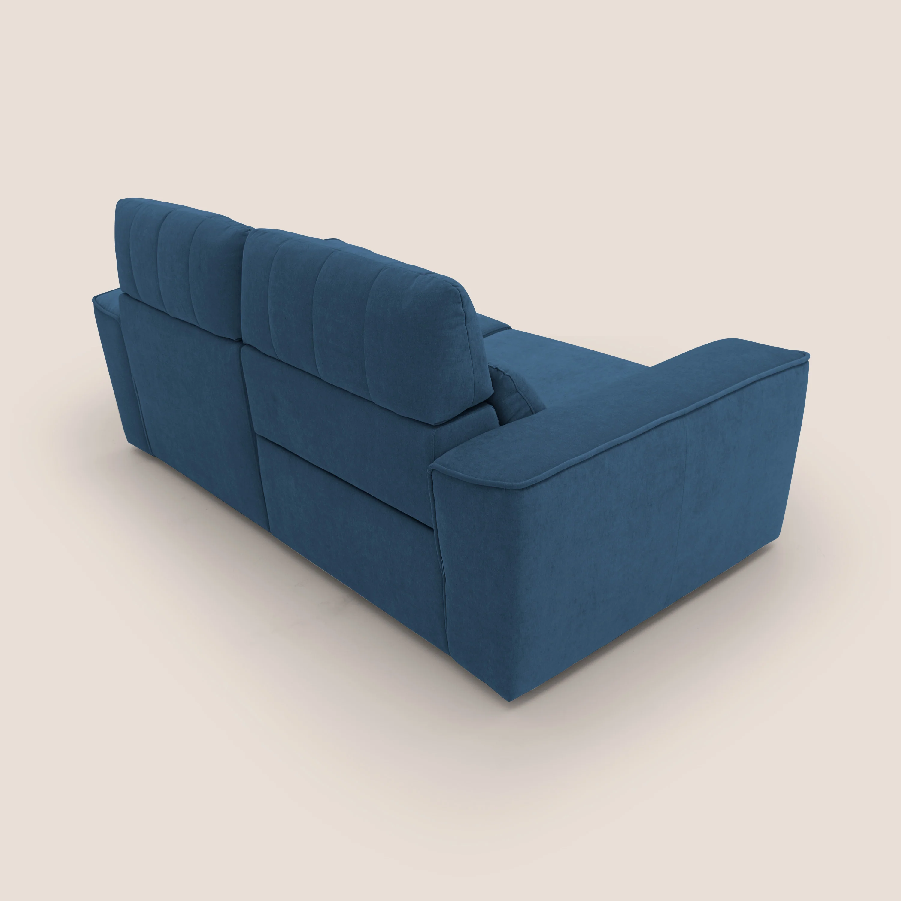 Clark Canapé modulable avec option relax électrique en tissu imperméable et détachable T17 bleu - Image 8