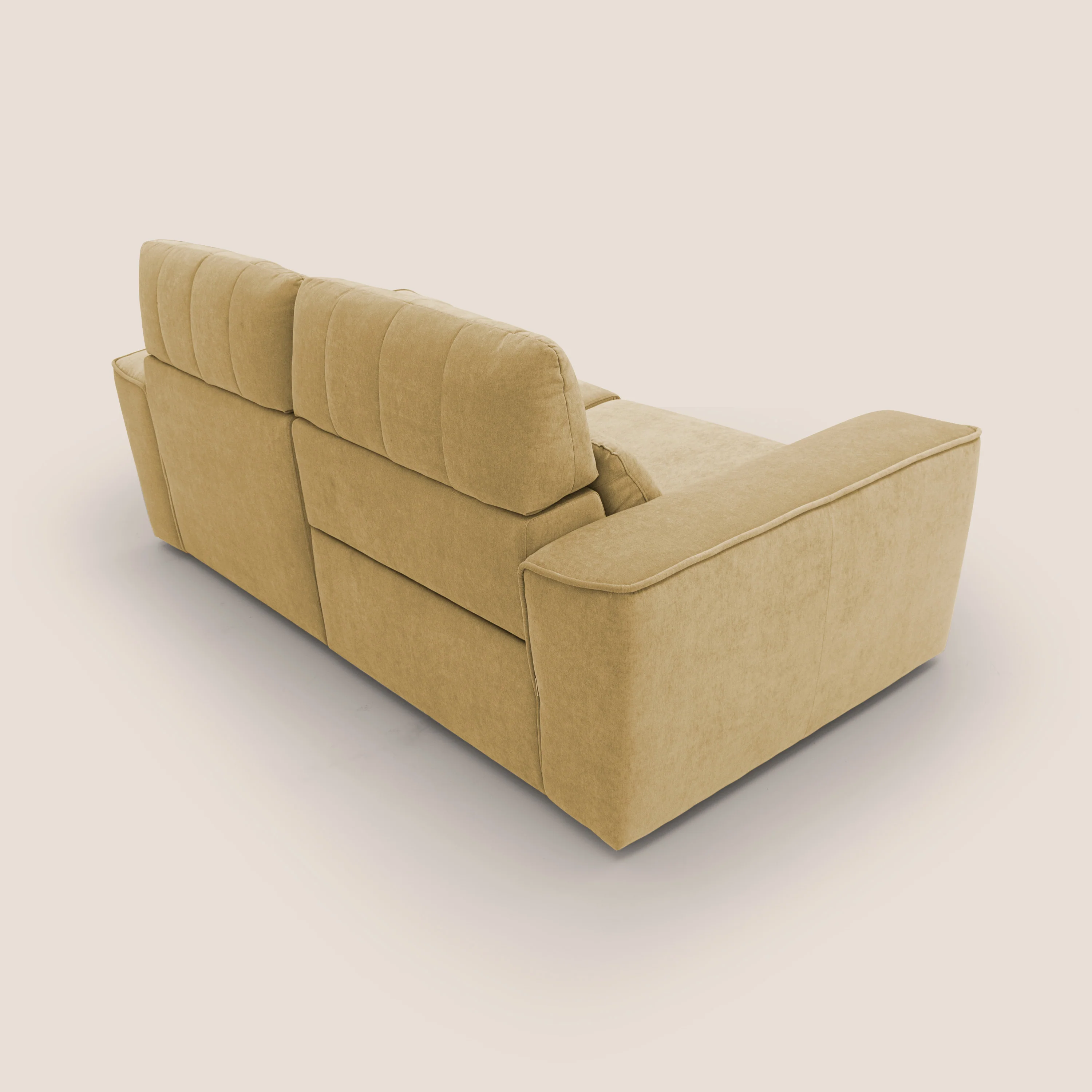 Clark Canapé modulable avec option relax électrique en tissu imperméable et détachable T17 jaune - Image 8