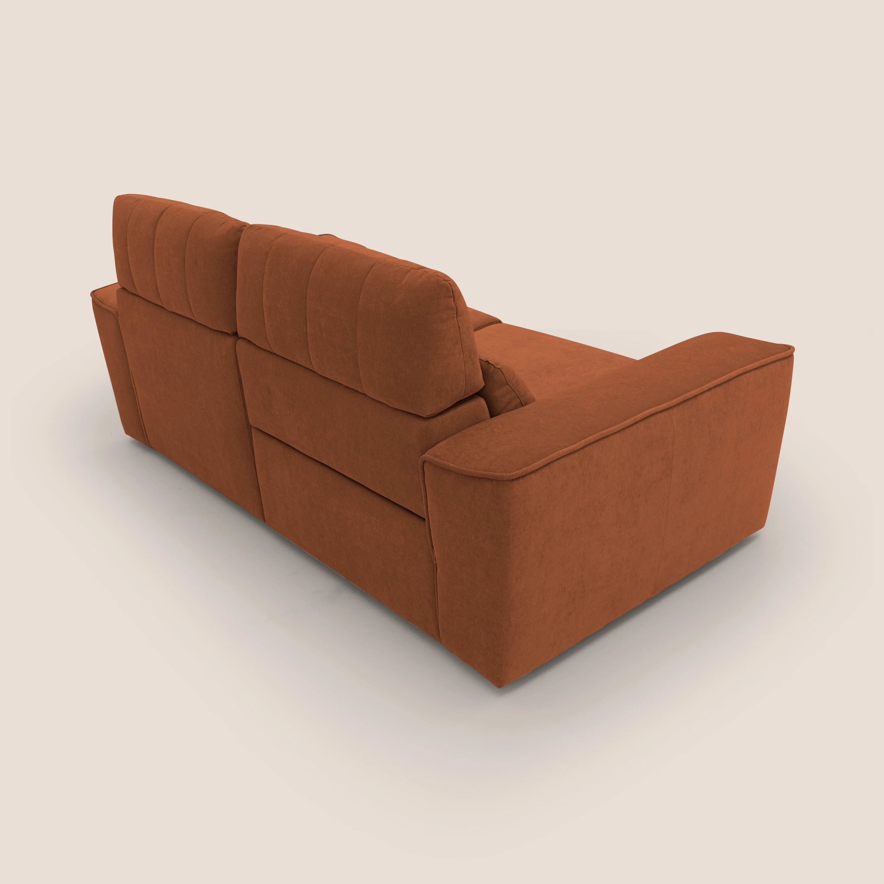 Clark Canapé modulable avec option relax électrique en tissu imperméable et détachable T17 orange - Image 9