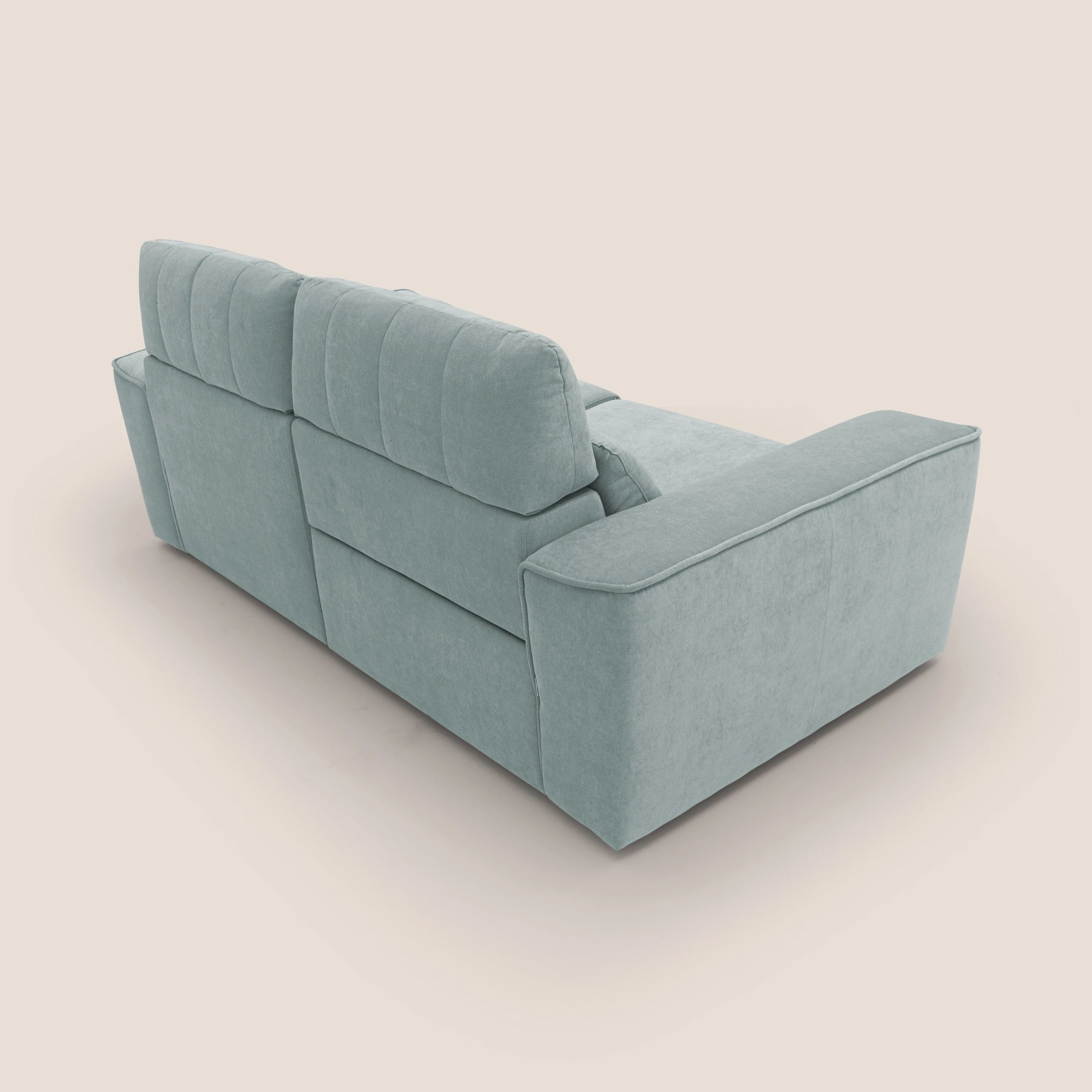 Clark Canapé modulable avec option relax électrique en tissu imperméable et détachable T17 vert d'eau - Image 5