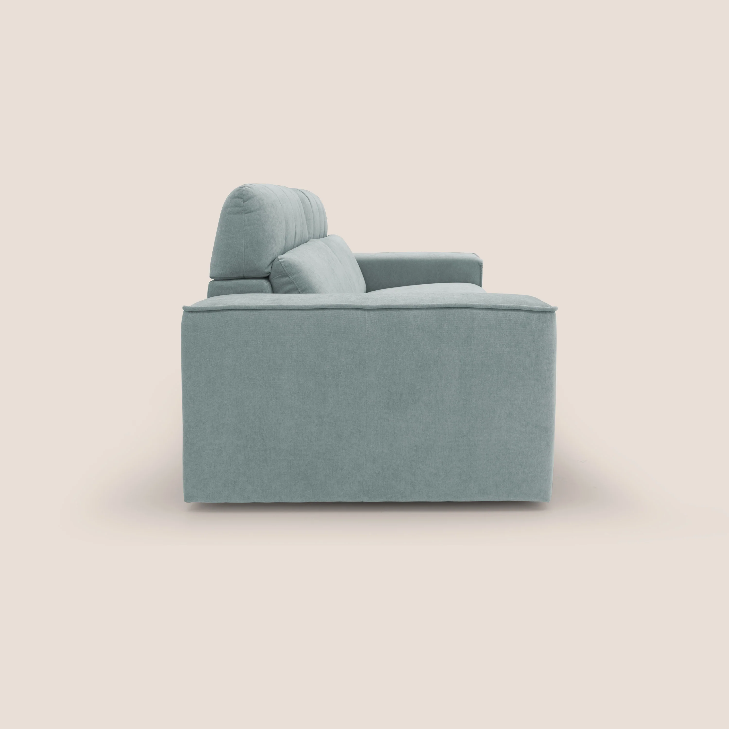 Clark Canapé modulable avec option relax électrique en tissu imperméable et détachable T17 vert d'eau - Image 9