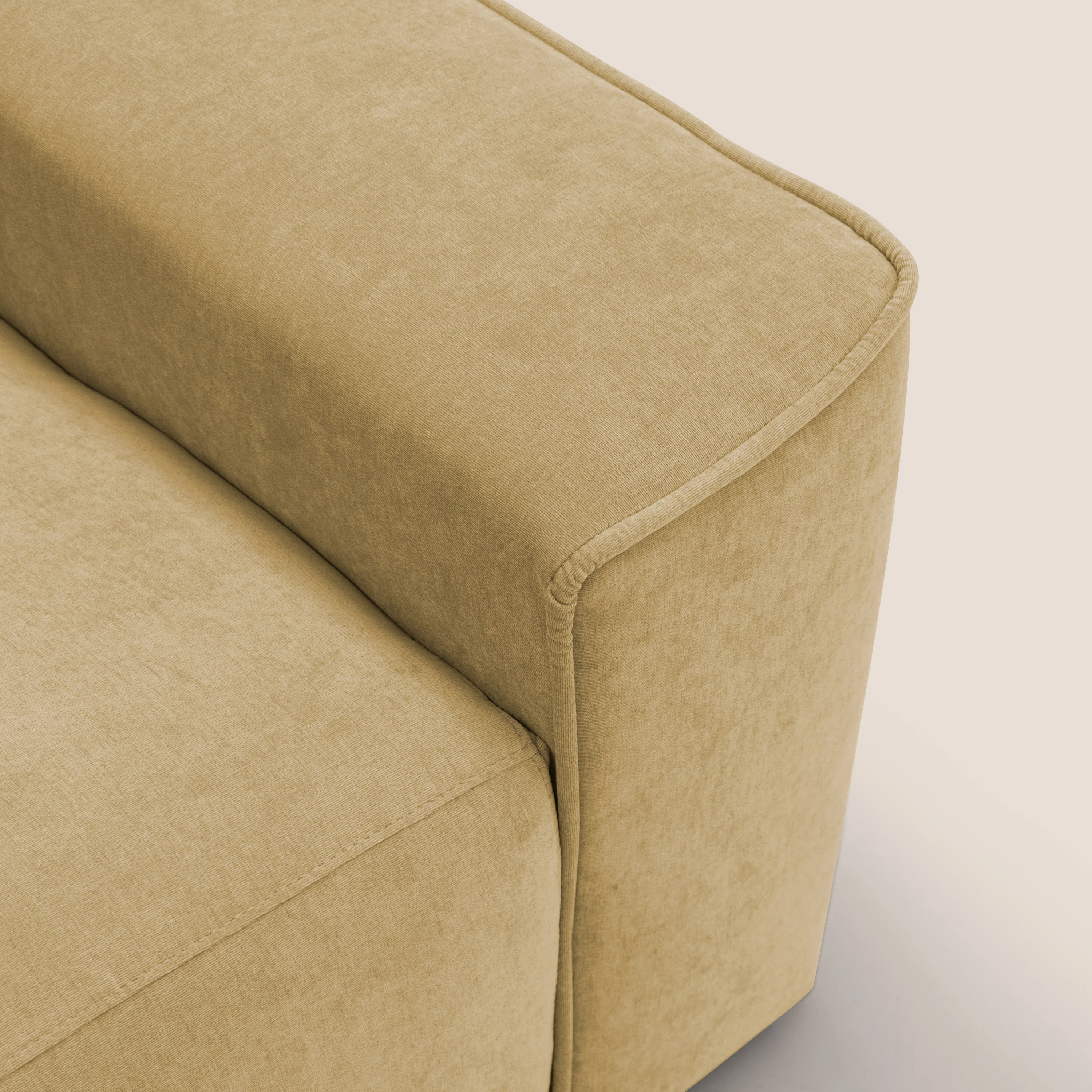 Clark canapé modulable d'angle REVERSIBLE avec option relax électrique en tissu détachable imperméable T17 jaune - Image 11