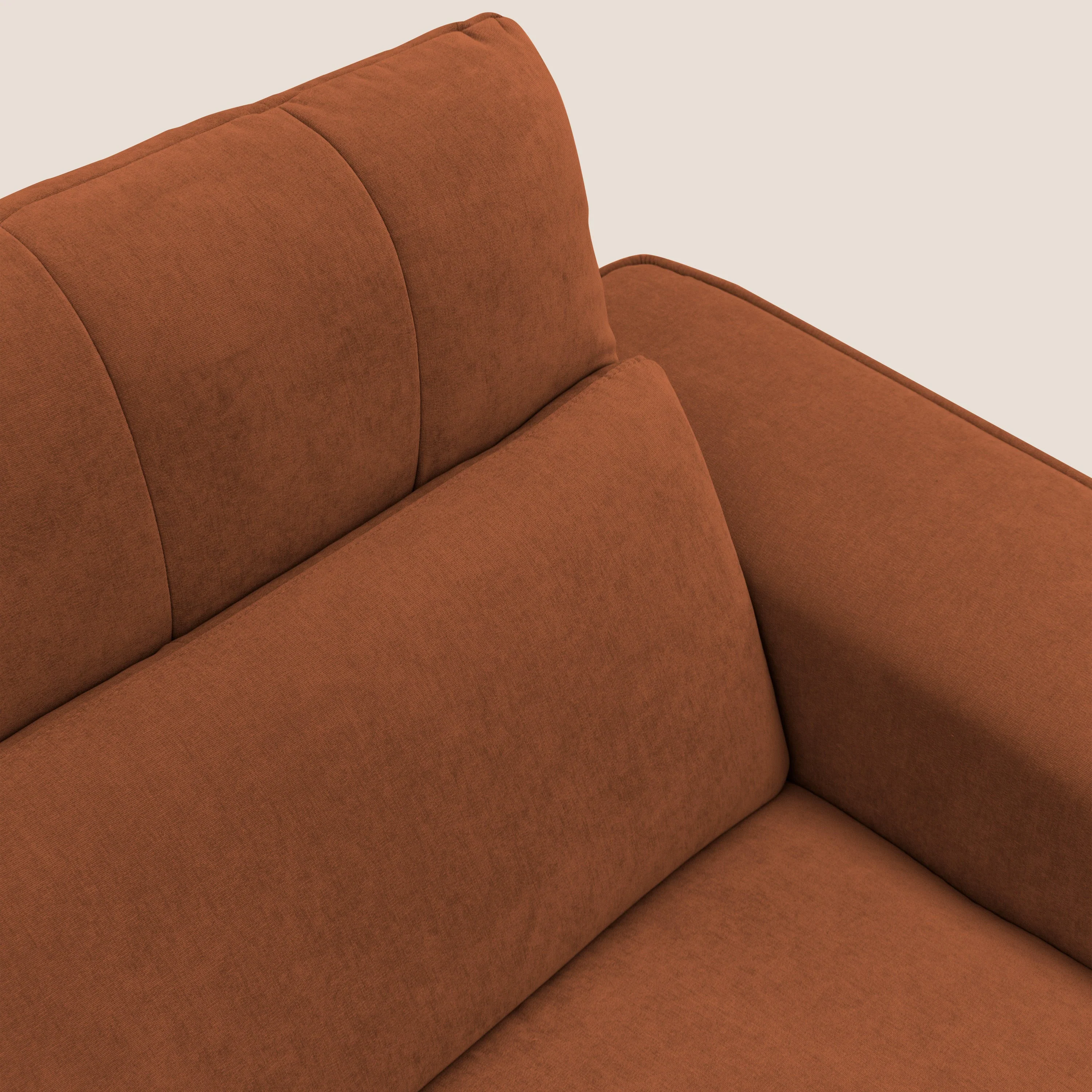 Clark canapé modulable d'angle REVERSIBLE avec option relax électrique en tissu détachable imperméable T17 orange - Image 5