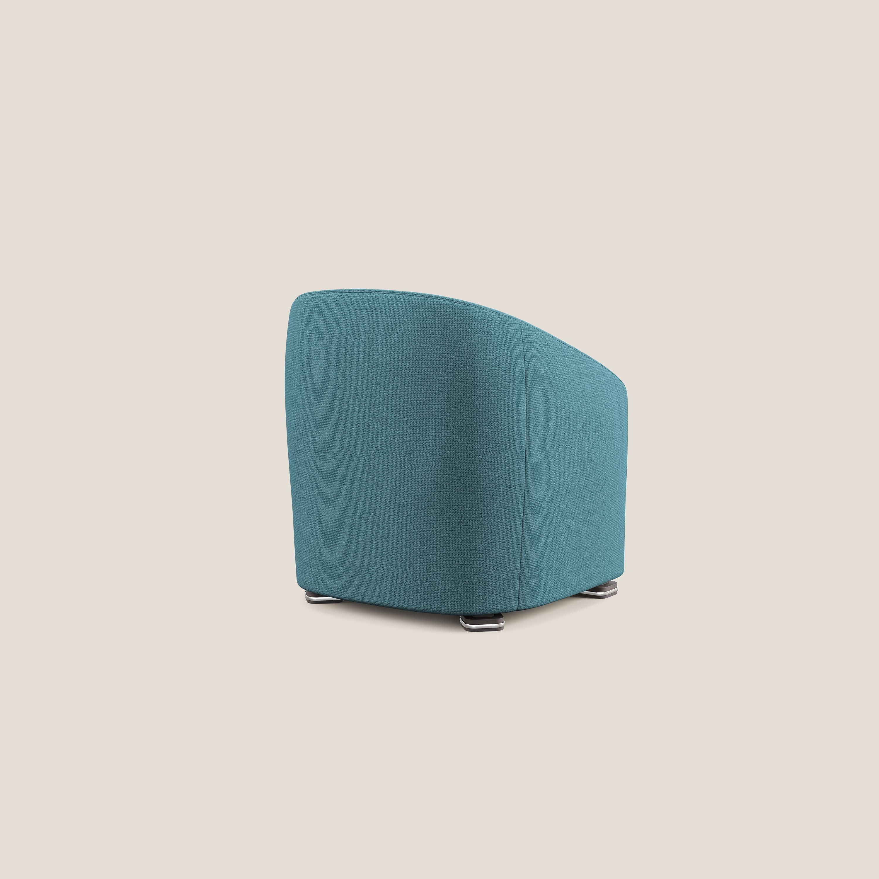 Cloe Fauteuil en tissu détachable à l'eau QuickClean T08 bleu clair - Image 4