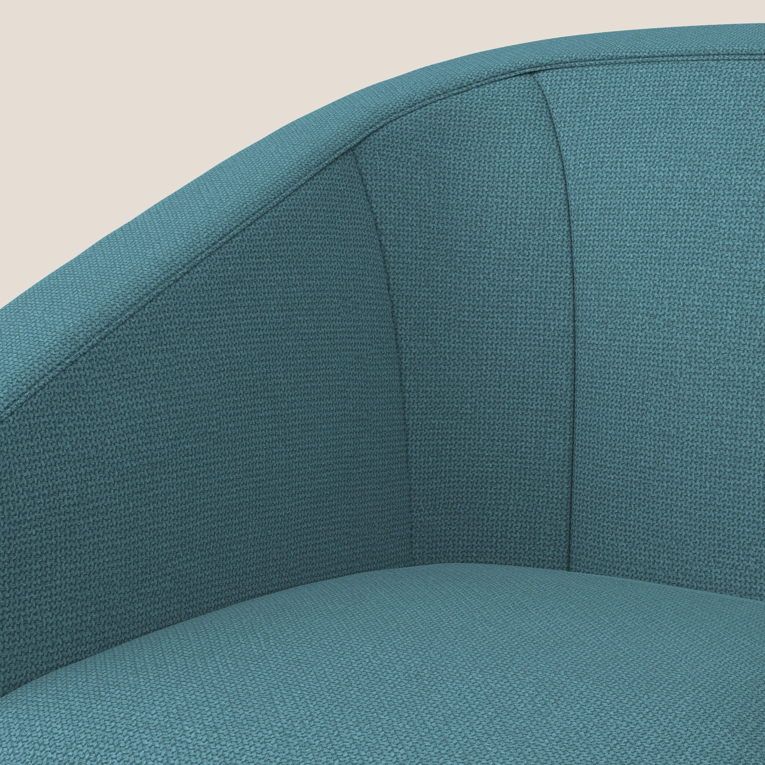Cloe Fauteuil en tissu détachable à l'eau QuickClean T08 bleu clair - Image 7