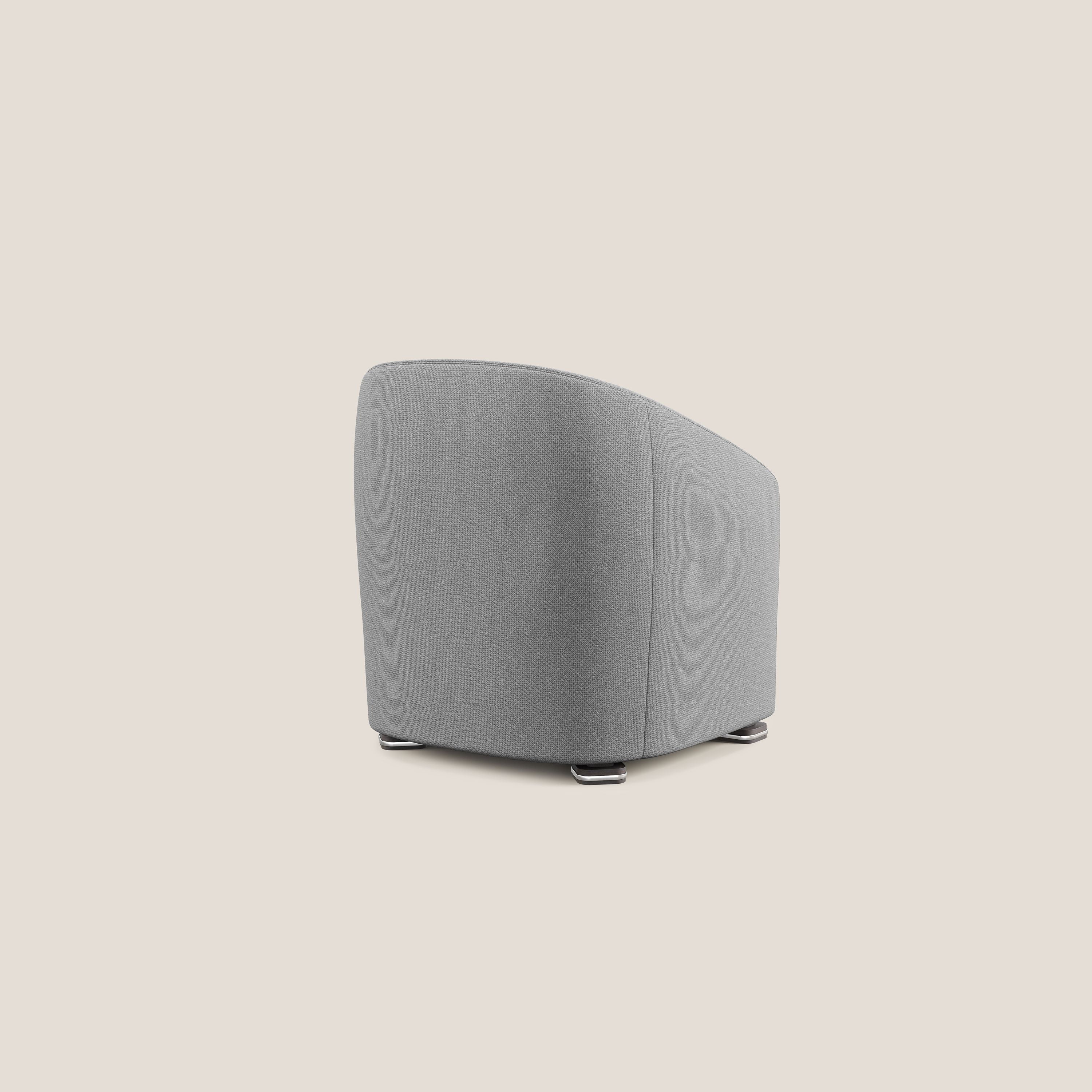 Cloe Fauteuil en tissu détachable à l'eau QuickClean T08 gris - Image 4