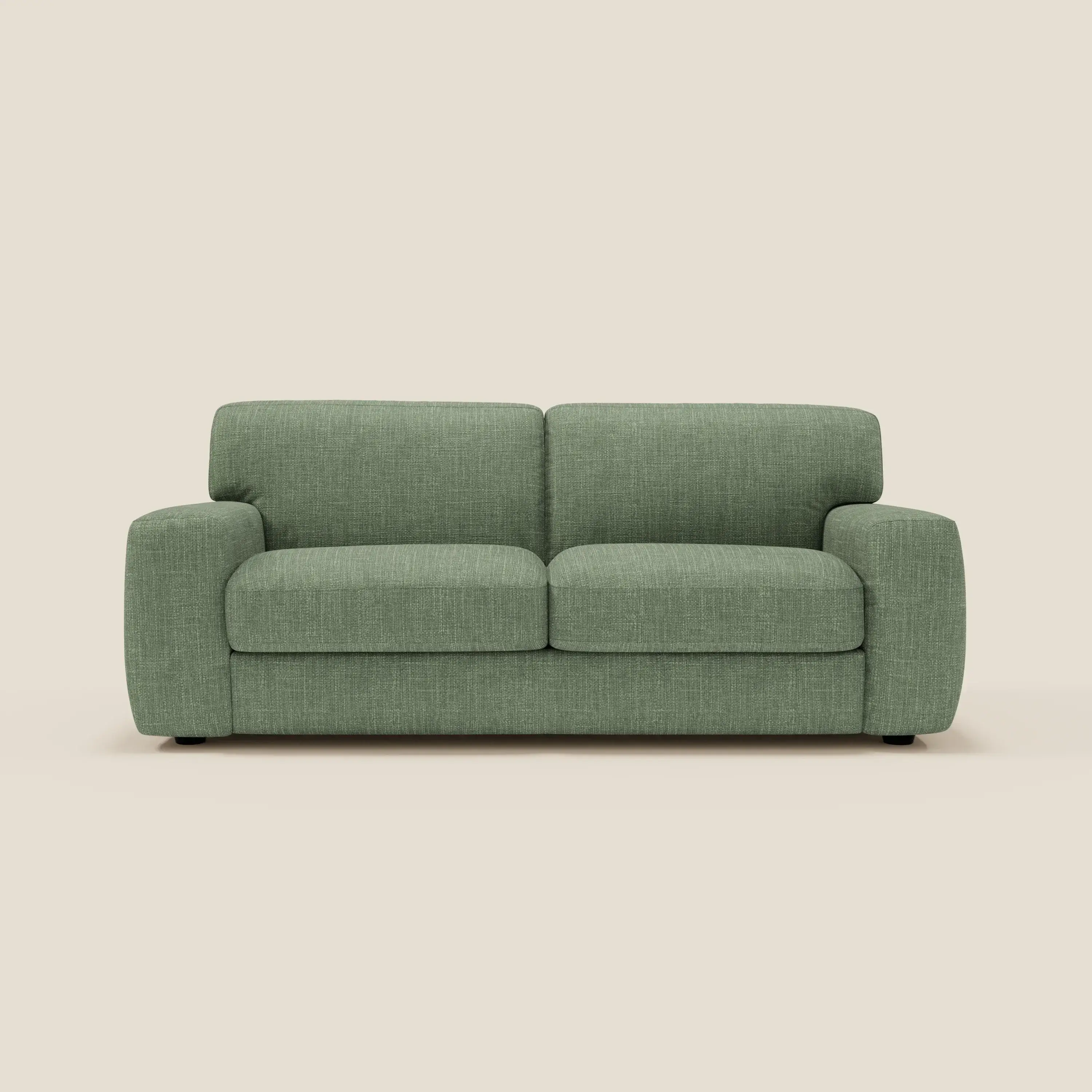 Cloud Canapé convertible matelas H17 cm avec coussins souples en tissu imperméable T06 vert