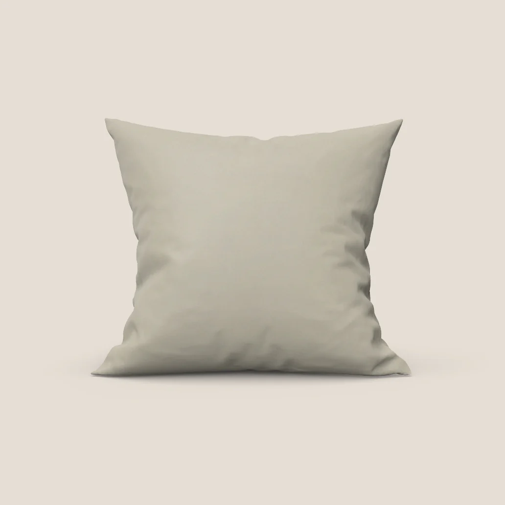 Coussin Jazz disponible en plusieurs couleurs, réalisé en microfibre technique détachable T11 crème