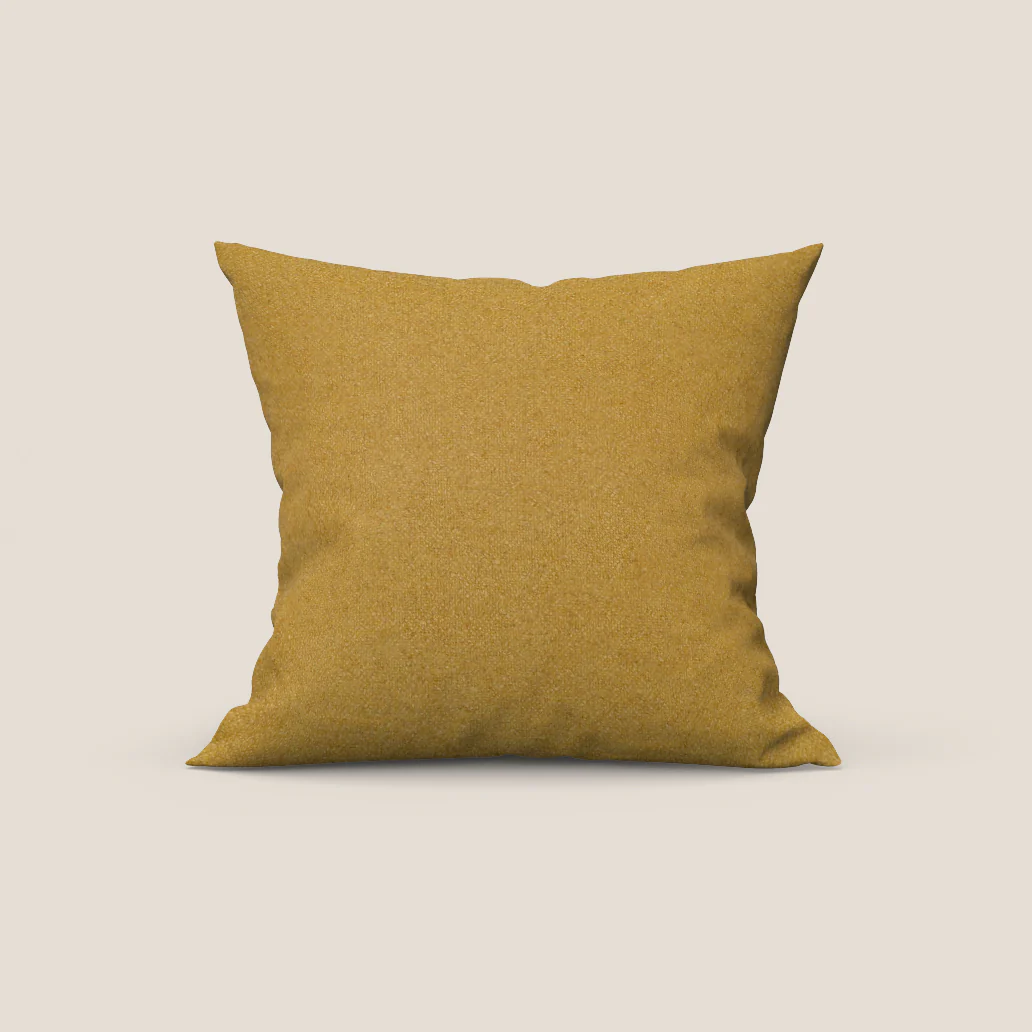 Dalt coussin disponible en différentes couleurs en bouclette souple et imperméable T07 jaune