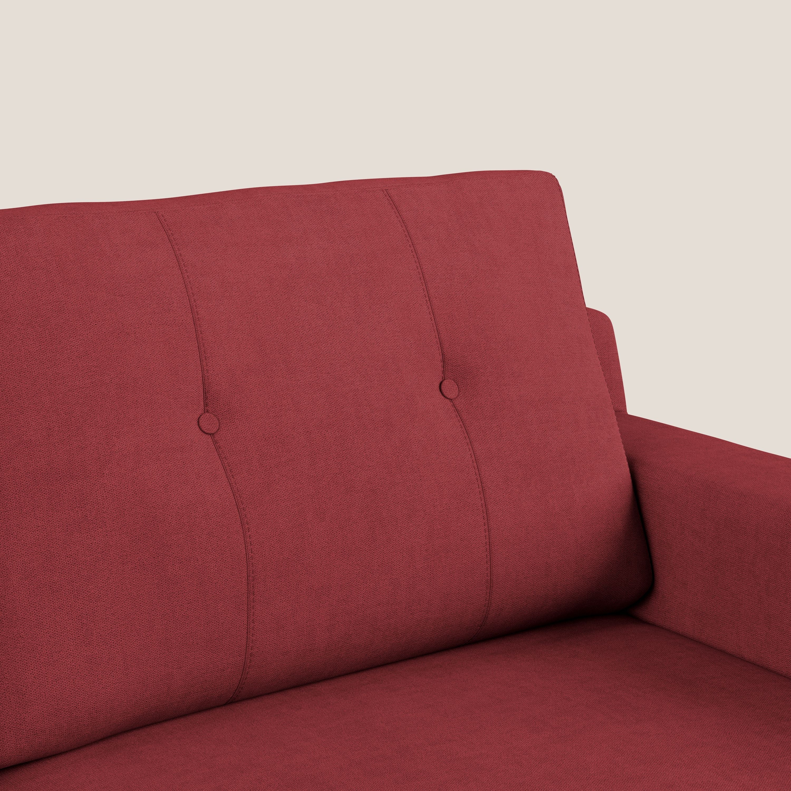 Danish canapé d'angle moderne reversible en tissu doux imperméable T02 rouge - Image 6